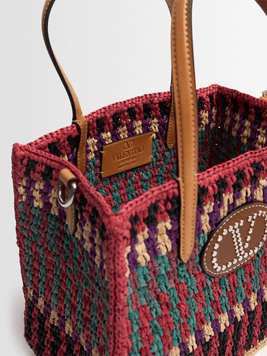 Valentino VALENTINO GARAVANI Multi Raffia Tote New Authentic Size ONE SIZE - 4 Thumbnail