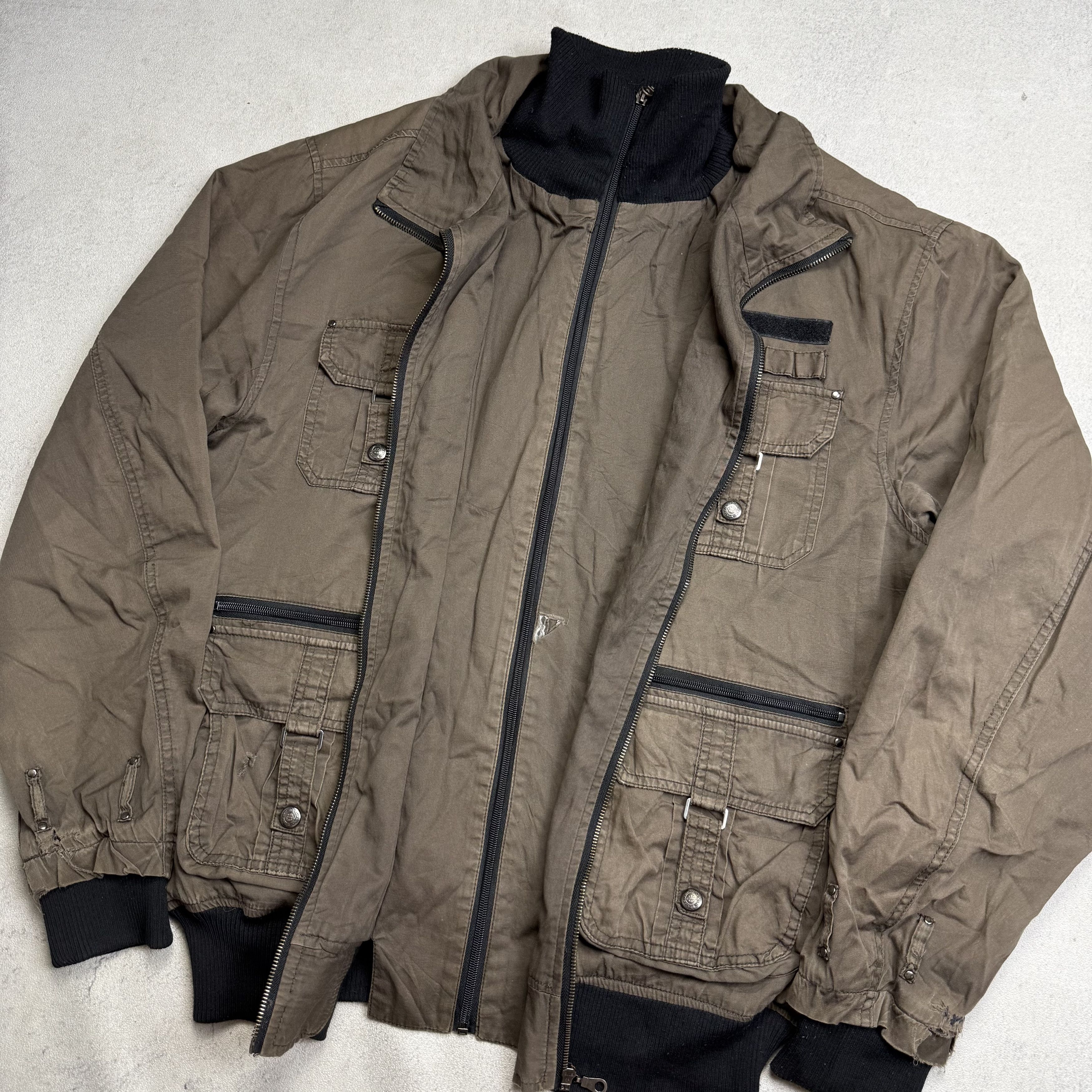 Japanese Brand Bareback Realdress Multi Pocket Tactical Distressed Jacket Size US XL / EU 56 / 4 - 6 Thumbnail