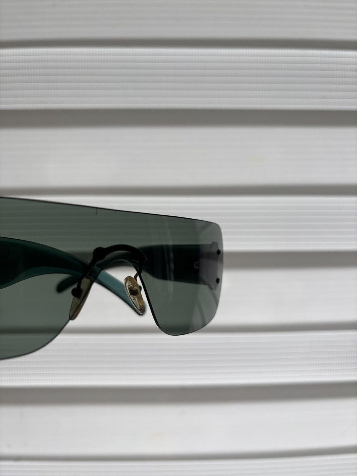 Gucci Gucci rimless sunglasses transparent green vintage luxury Size ONE SIZE - 13 Thumbnail