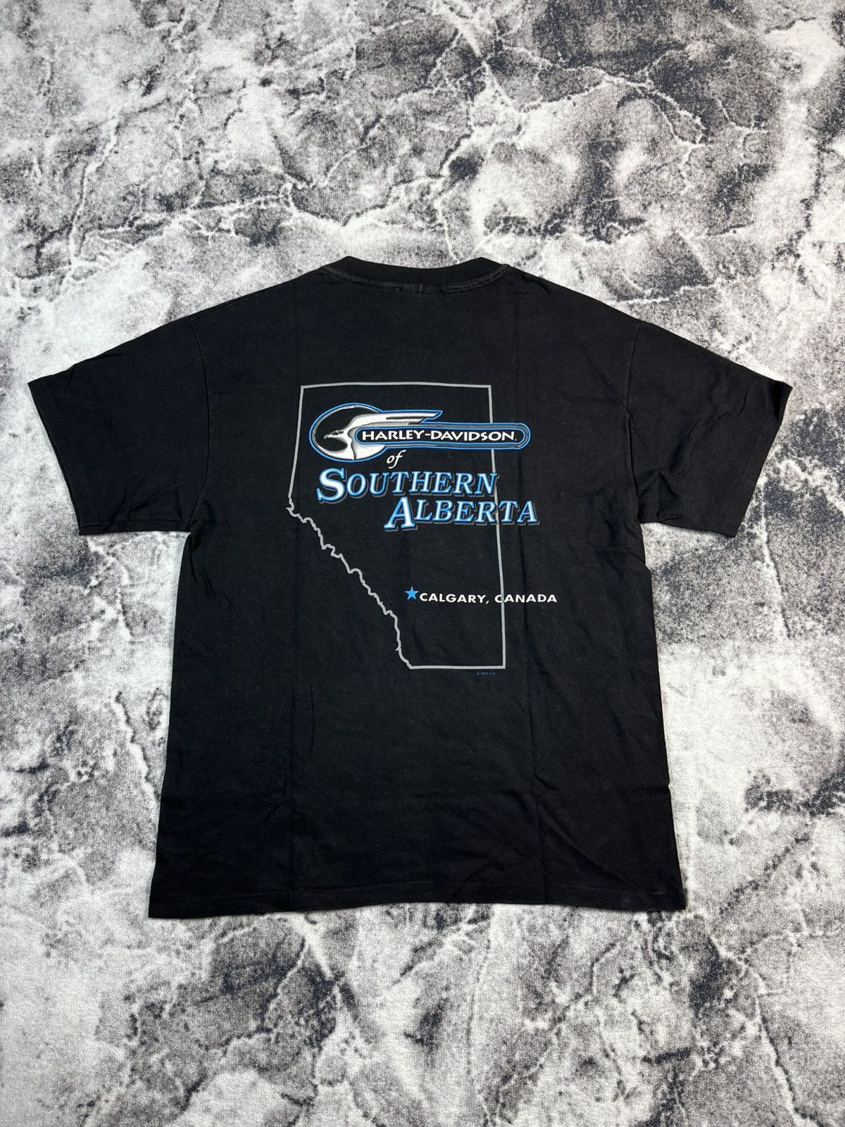 Harley Davidson Harley Davidson Eagle 1996 Southern Alberta Vintage Tee Size US L / EU 52-54 / 3 - 11 Thumbnail