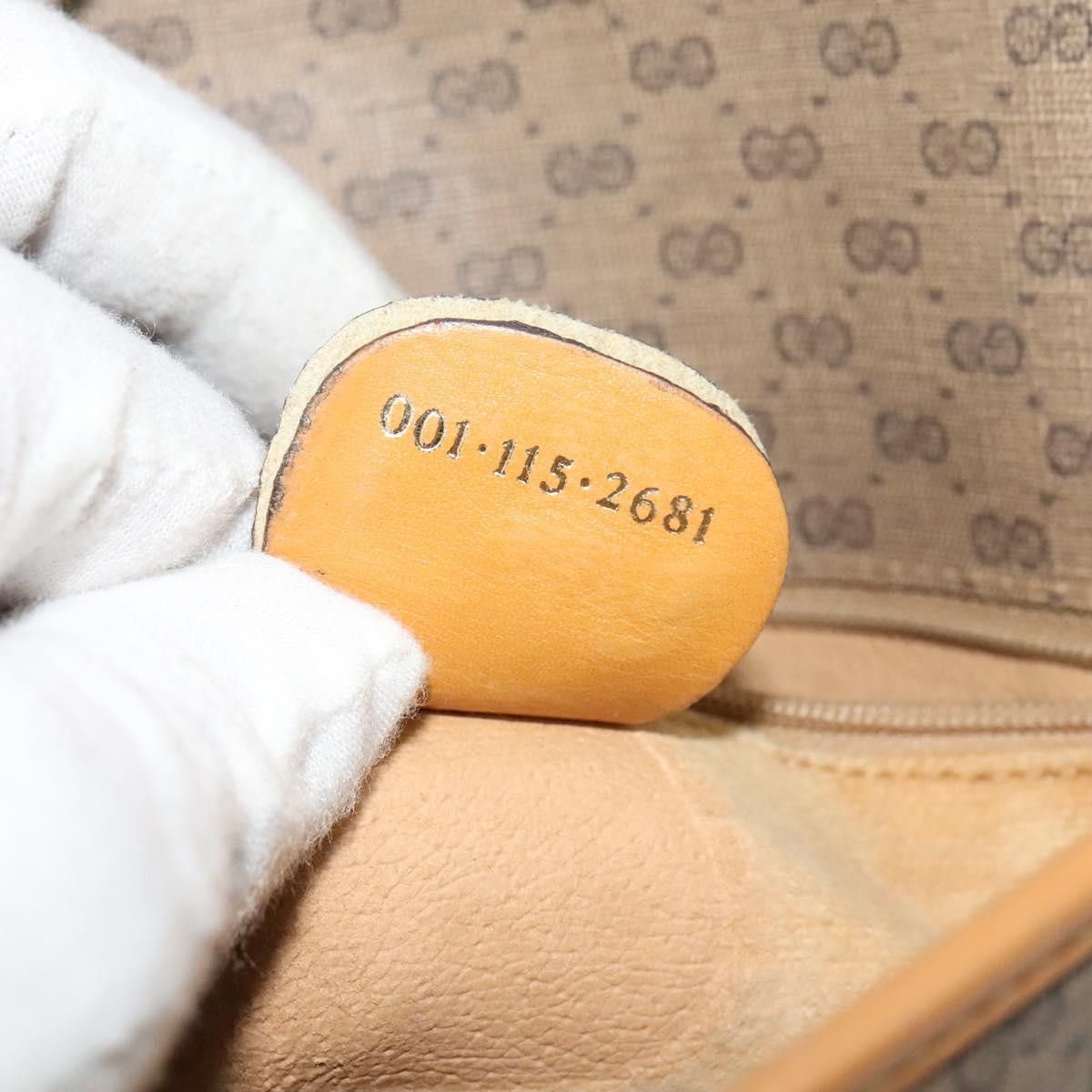 Gucci GUCCI Micro GG Supreme Shoulder Bag Pvc Beige Gold 001 115 Size ONE SIZE - 20 Thumbnail