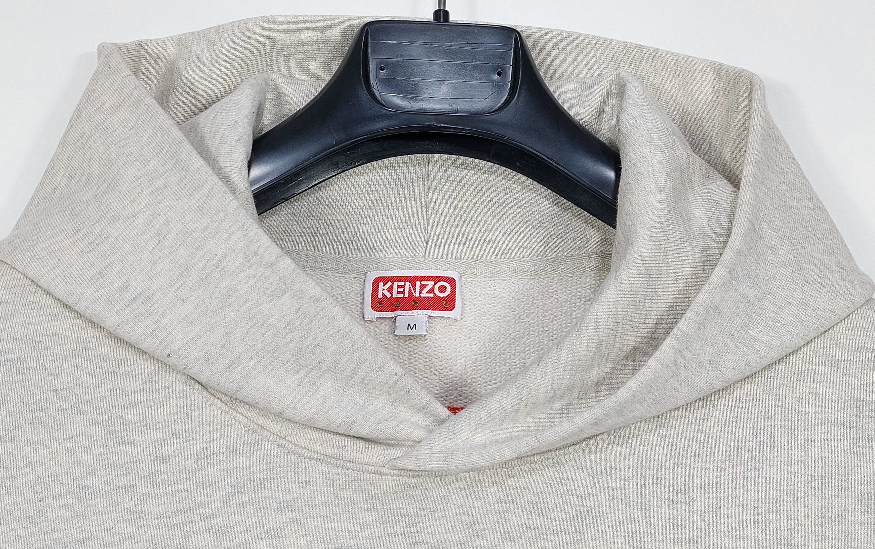 Kenzo lucky tiger hoodie - grey M Size US M / EU 48-50 / 2 - 2 Thumbnail