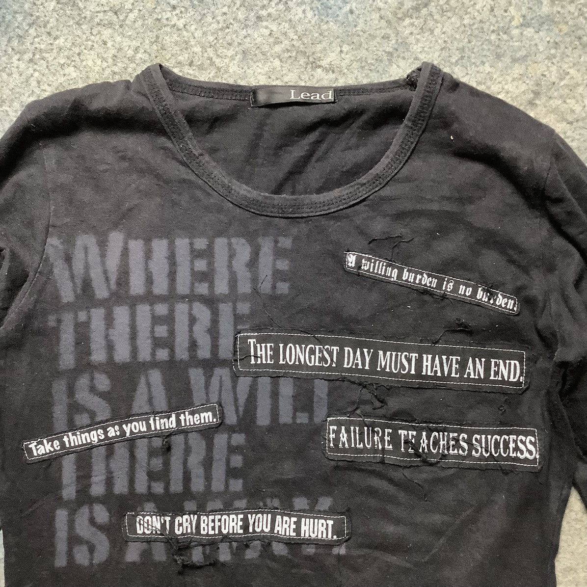 KMRii Japanese brand Lead Poem After Night Comes The Day Size US M / EU 48-50 / 2 - 2 Thumbnail