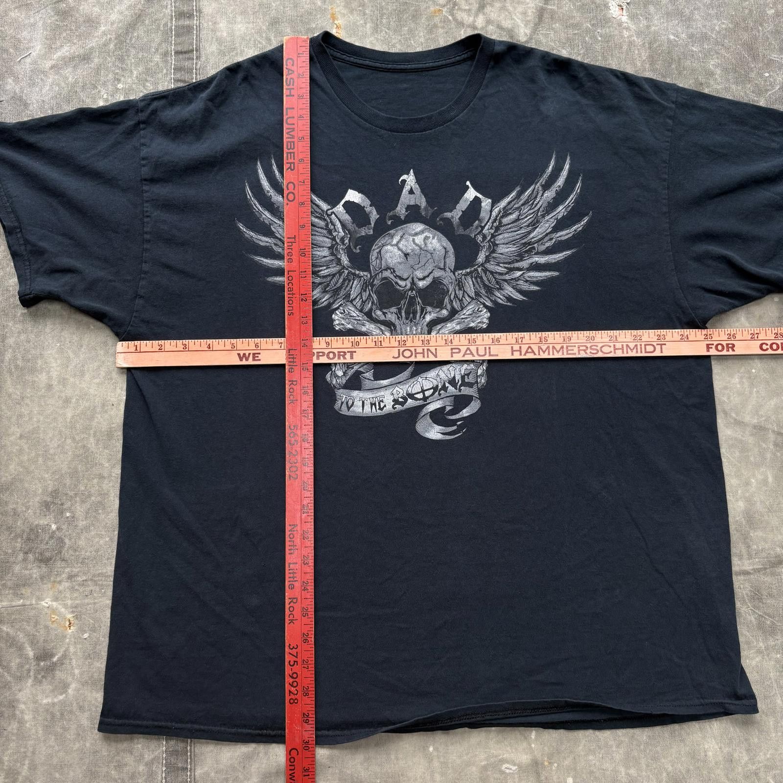 Vintage Vintage Y2K Dad To The Bone Affliction Skull Funny Shirt Size US XXL / EU 58 / 5 - 3 Thumbnail