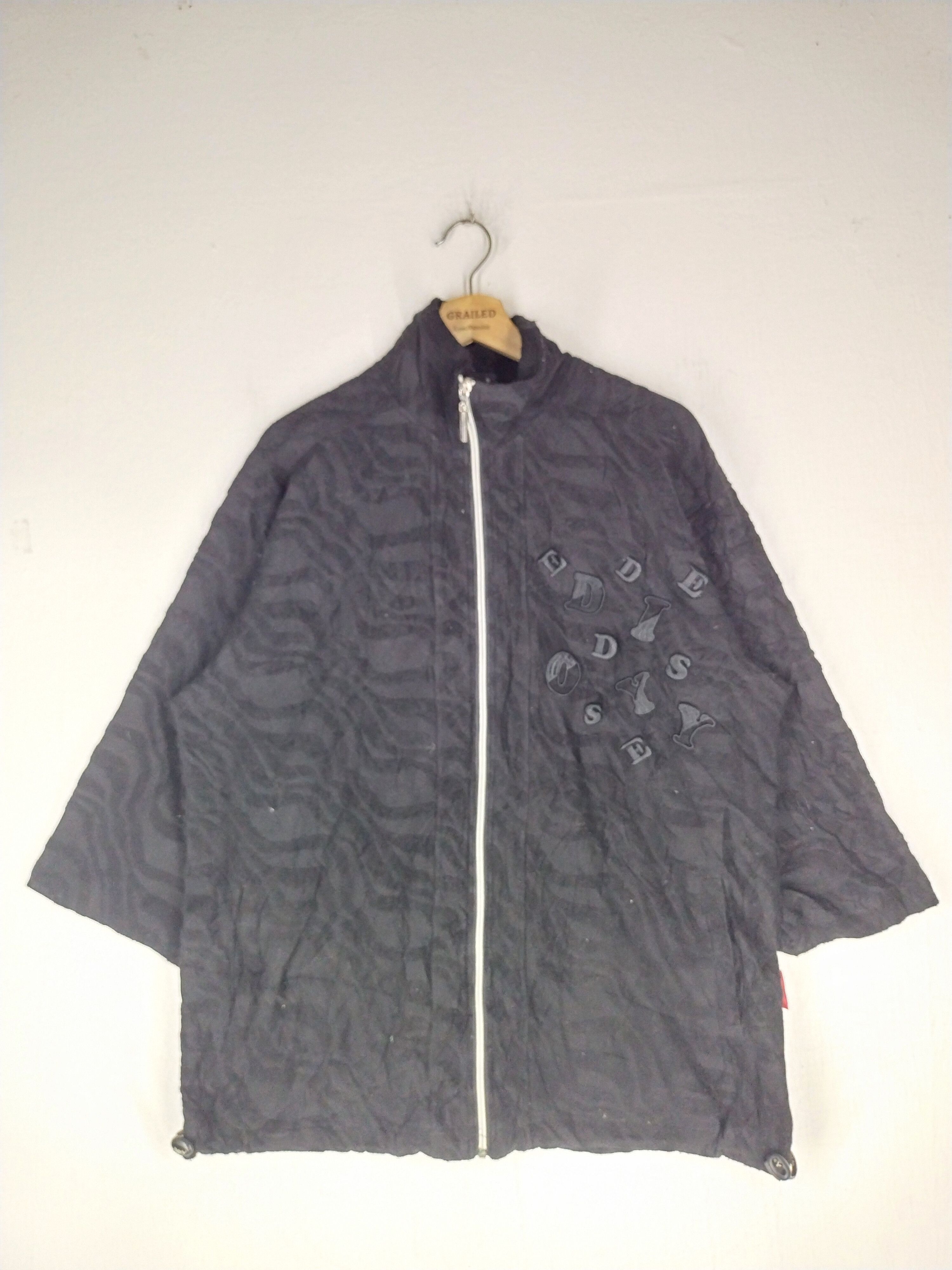 image of Odyssee x Vintage Eddie Odyssey Embroidery Cotton Fleece Zipper, Men's (Size Large)