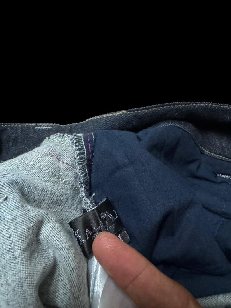 Japanese Brand FLARED Japanese Mudwash Pocket Split Fur Rare Dark Jeans Size US 29 - 9 Thumbnail