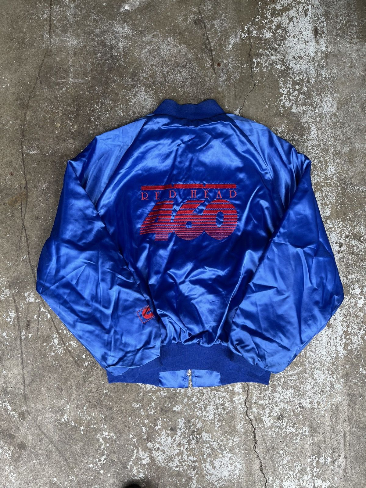 Vintage Vintage 90s Made In USA Satin Jacket Size US L / EU 52-54 / 3 - 3 Thumbnail