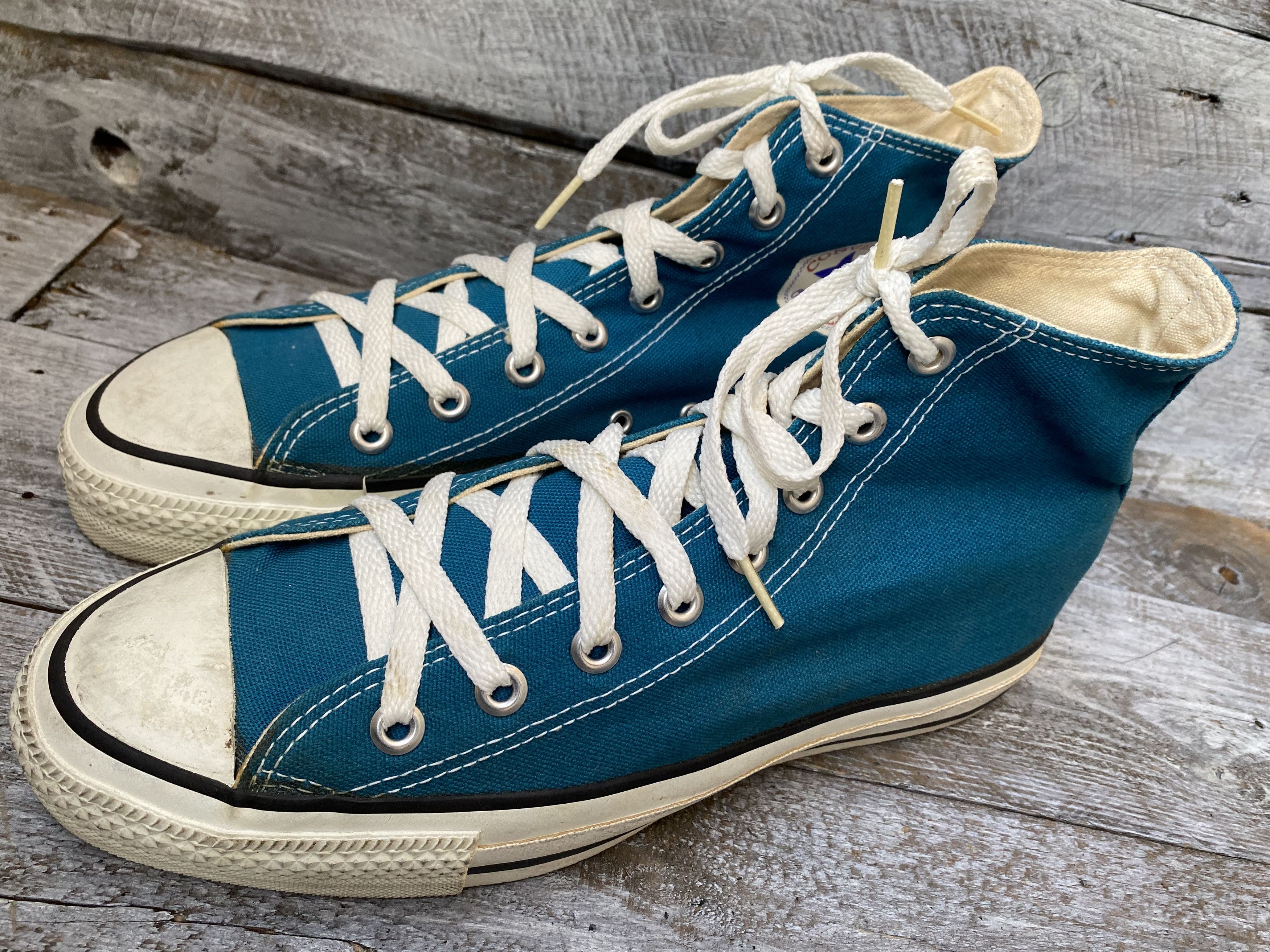 Converse × Vintage Vintage 90's converse hi-top sneakers sz8 Size US 8 / EU 41 - 6 Thumbnail