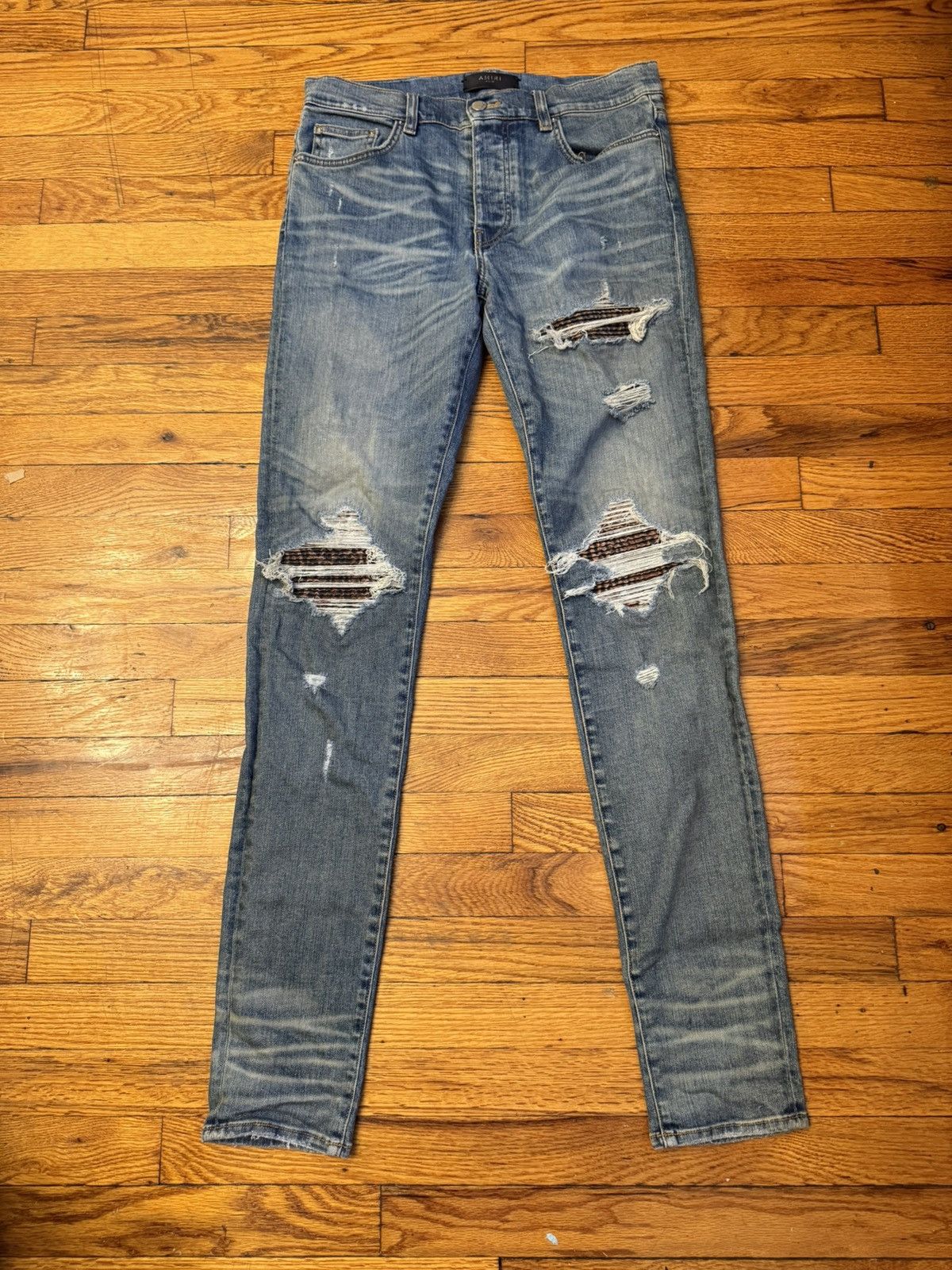 Amiri Amiri MX1 Dark Blue Jeans size (32) | Grailed