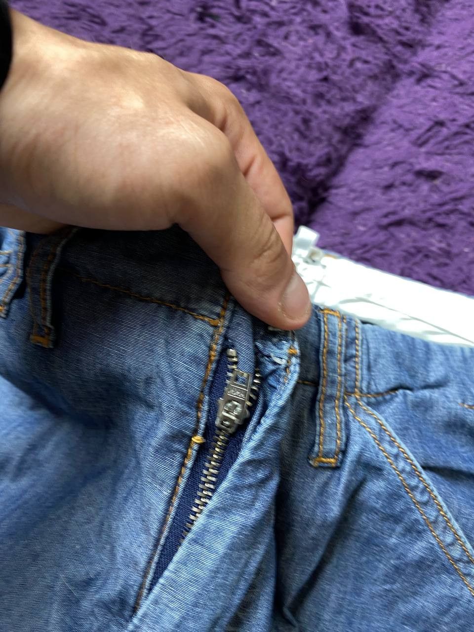 Ferre Vintage 90s Ferre Jeans crazy cargo denim pants with zippers Size 34" / US 12 / IT 48 - 13 Thumbnail