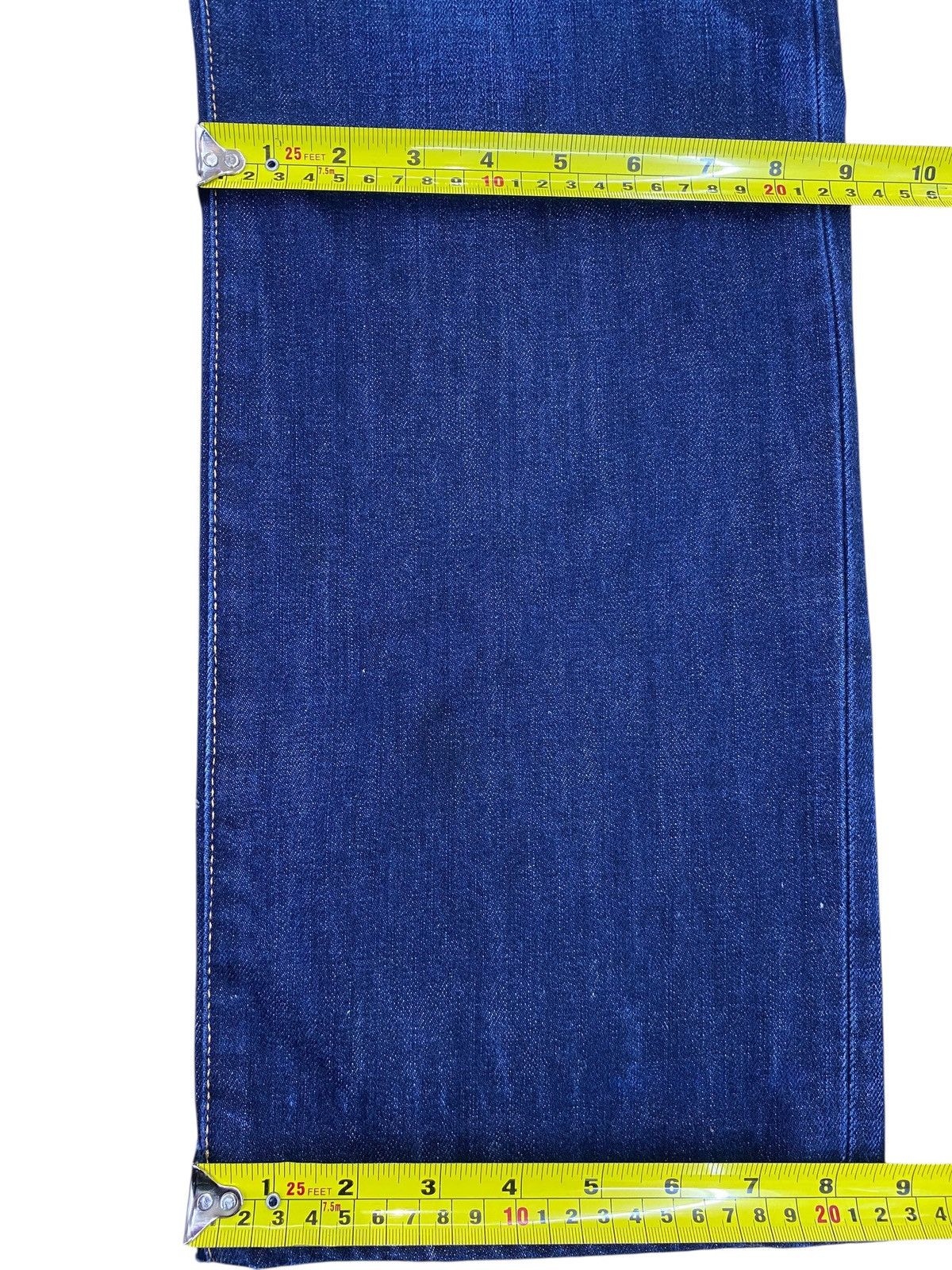 Levi's Levi’s Blue Wash Whiskered Style Straight Leg Jeans Size US 35 - 9 Thumbnail
