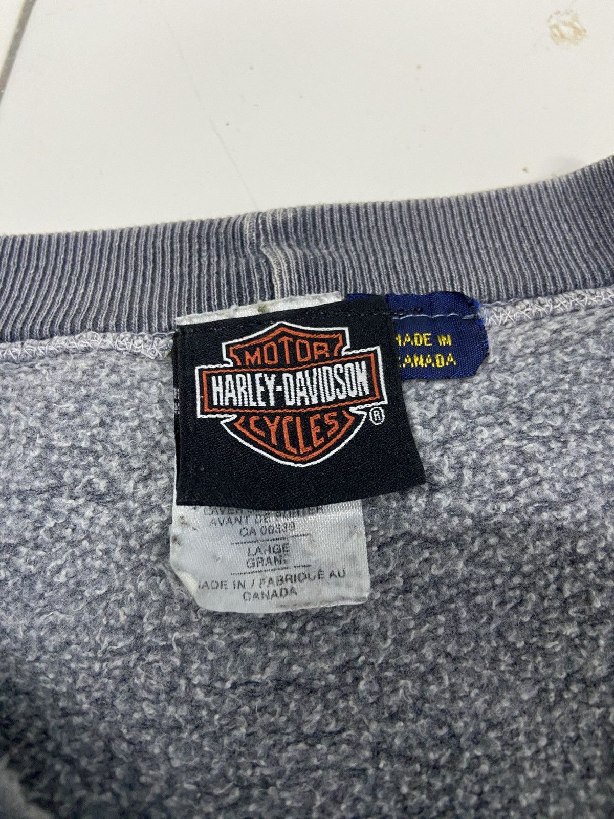 Harley Davidson VINTAGE HARLEY DAVIDSON DISTRESSED CREWNECK Size US L / EU 52-54 / 3 - 11 Thumbnail