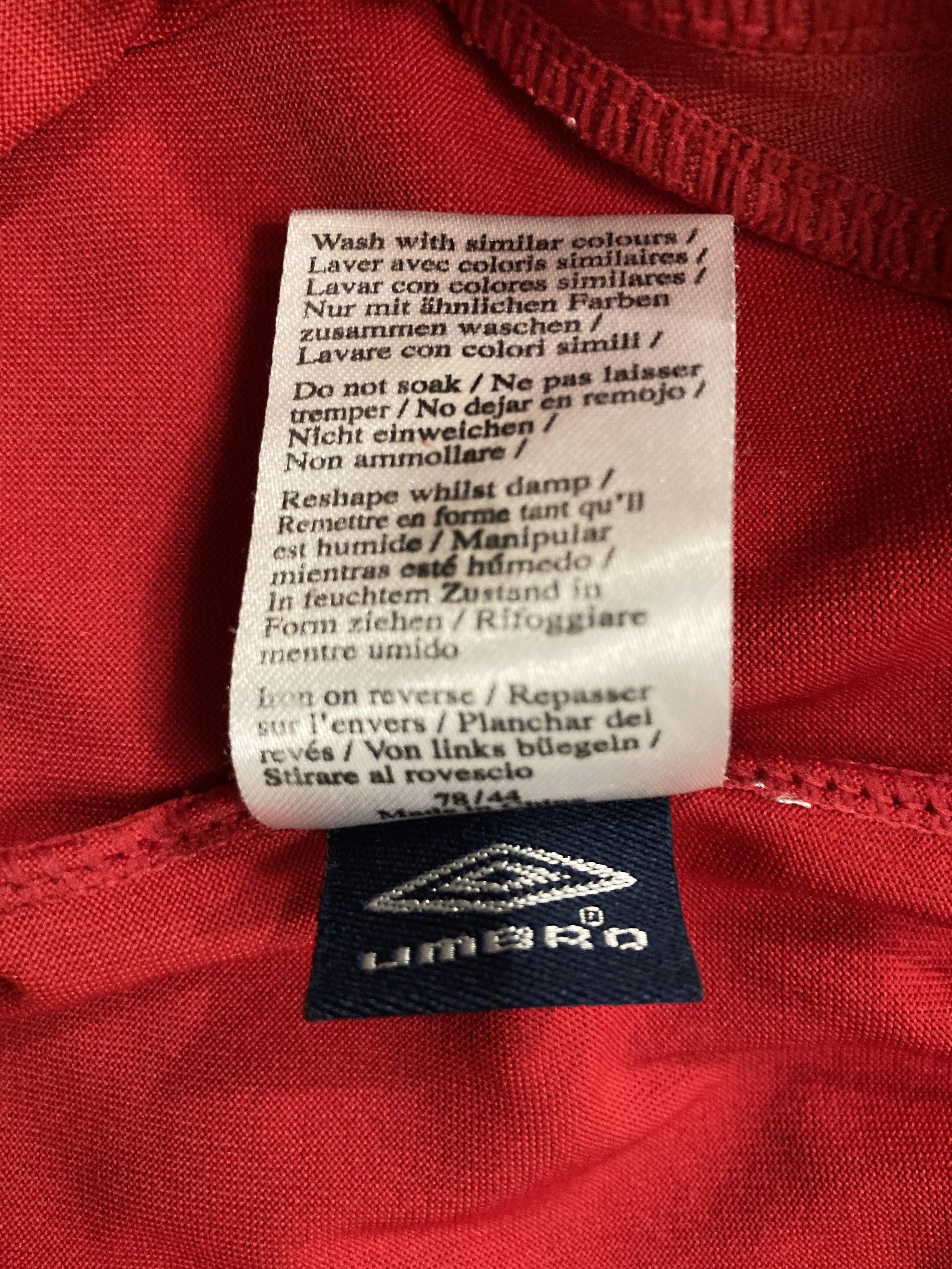 Umbro Umbro Team England 2006-2008 Home Jersey Size US XL / EU 56 / 4 - 11 Thumbnail