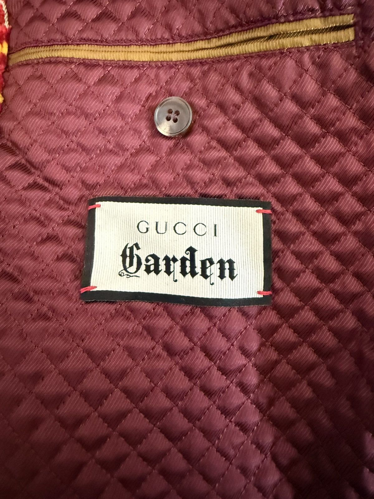 Gucci Gucci Garden Velvet Jacquard Bomber Jacket Size US S / EU 44-46 / 1 - 17 Thumbnail