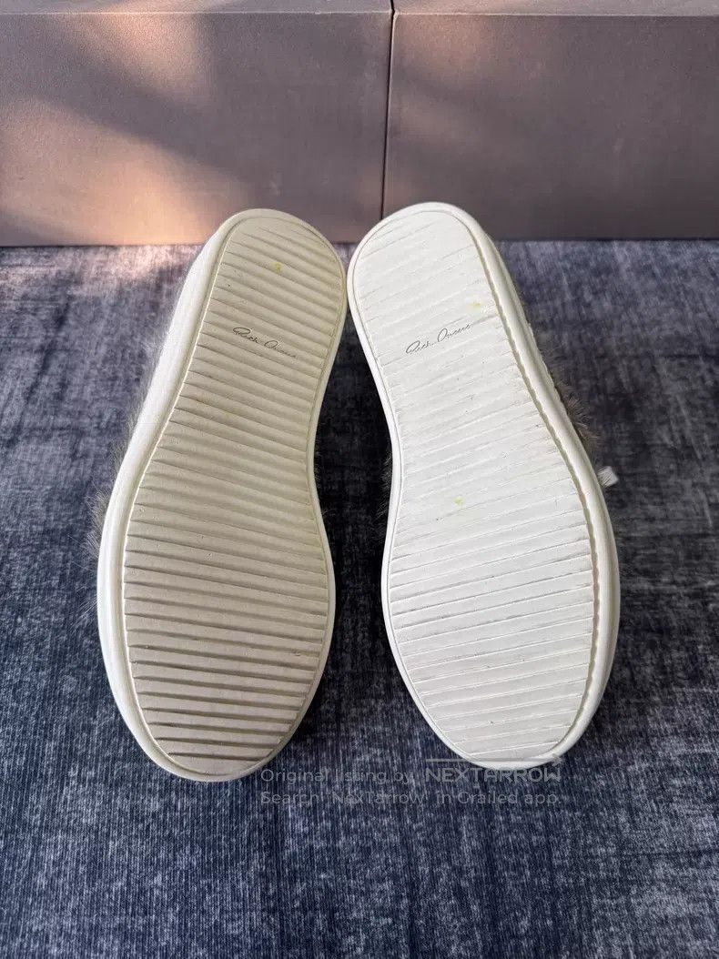 Rick Owens Rick Owens Grey Horsehair Low-Top Converse Size US 5.5 / IT 35.5 - 7 Thumbnail