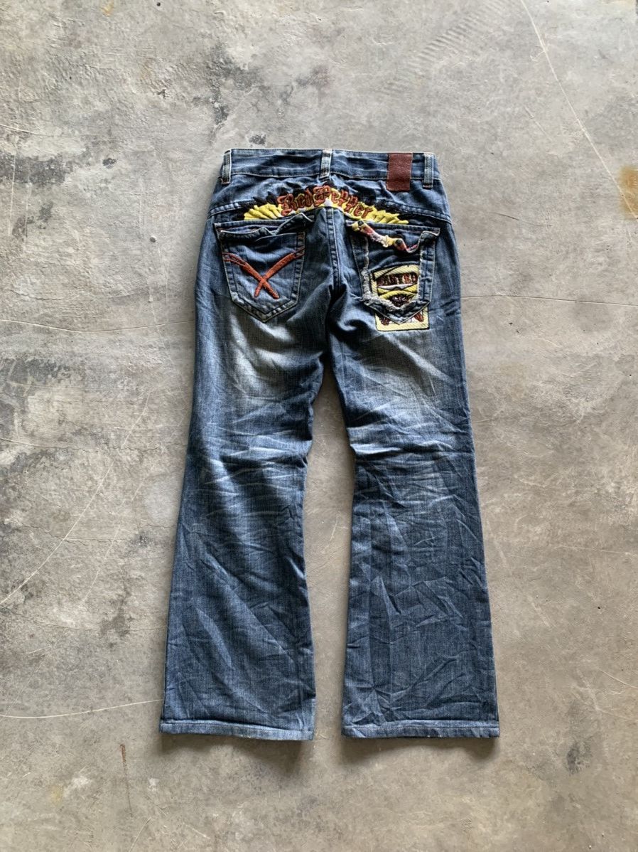 Hysteric Glamour × Japanese Brand × Vintage flare vintage y2k red pepper patchwork western style Size 30" / US 8 / IT 44 - 2 Thumbnail