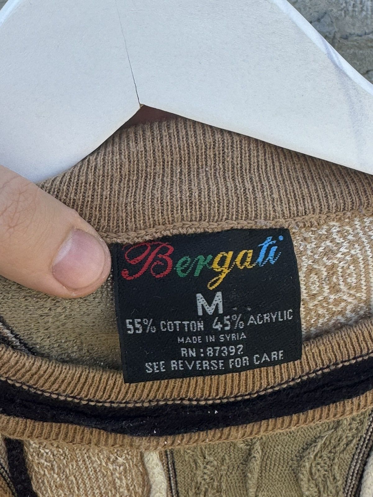 Coogi × Vintage Coogi Style Vintage brown sweater Size US M / EU 48-50 / 2 - 9 Thumbnail