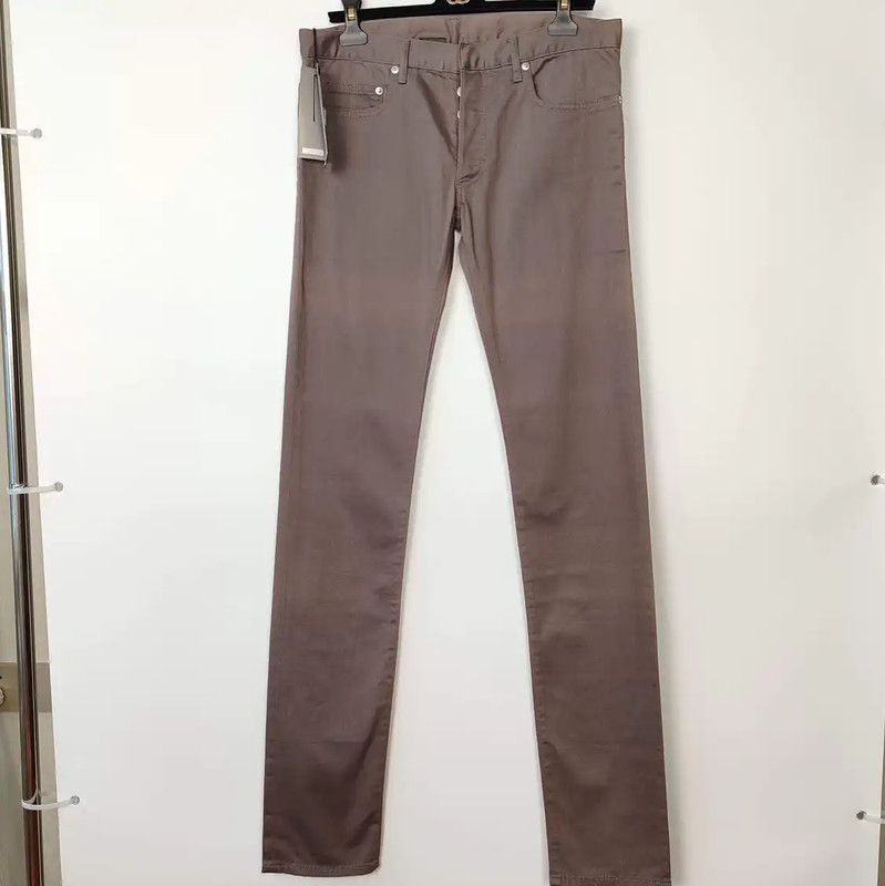 Dior Dior Brown Cotton Casual Pants for Men 0089 Size US 27 - 1 Thumbnail