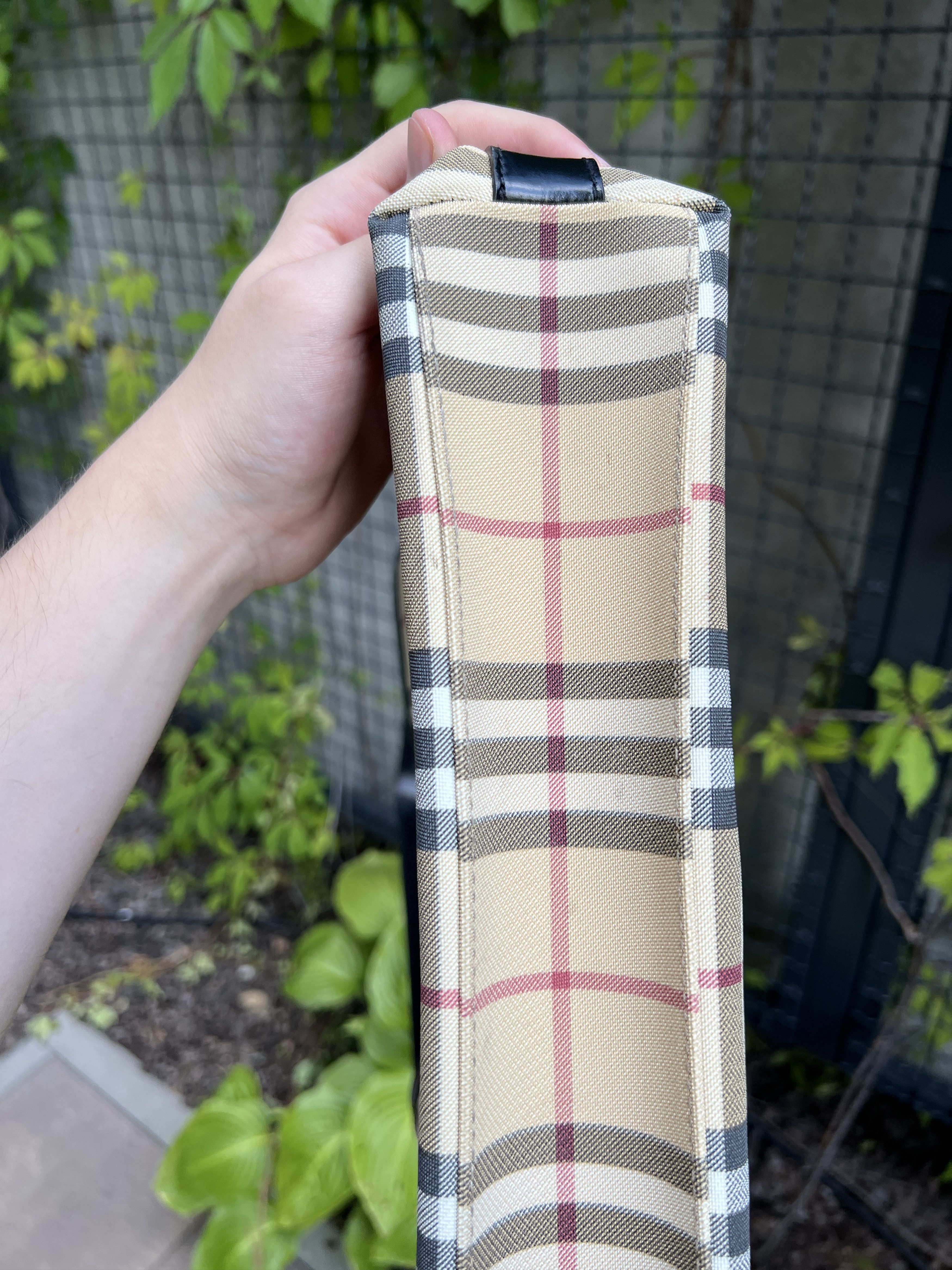 Burberry Vintage 90s Burberry Nova Check Shoulder Bag Size ONE SIZE - 12 Thumbnail
