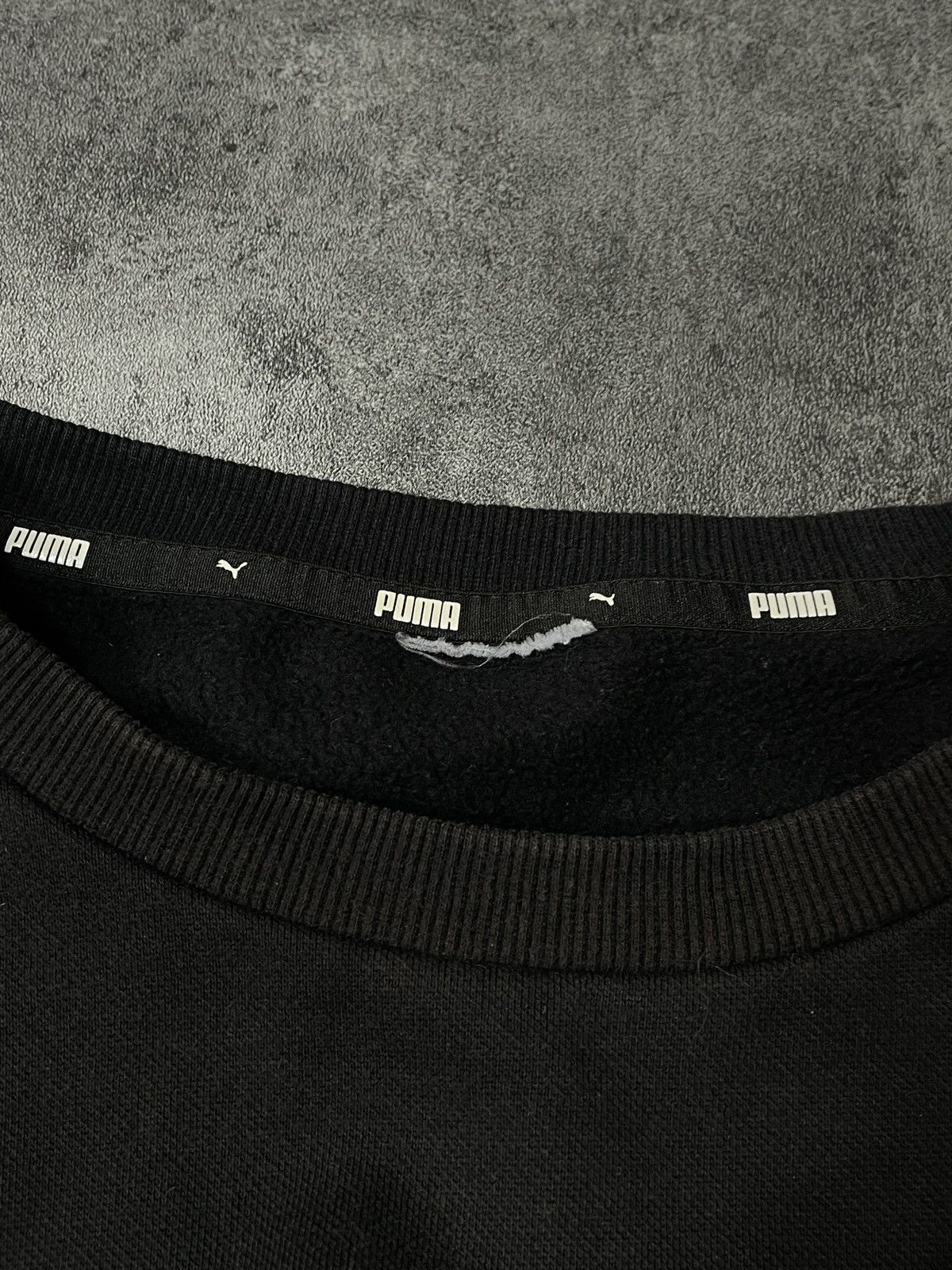 Puma × Vintage 🔥Offers🔥Puma Sweatshirt Boxy Fit Mini Logo Thick Size US XL / EU 56 / 4 - 4 Thumbnail