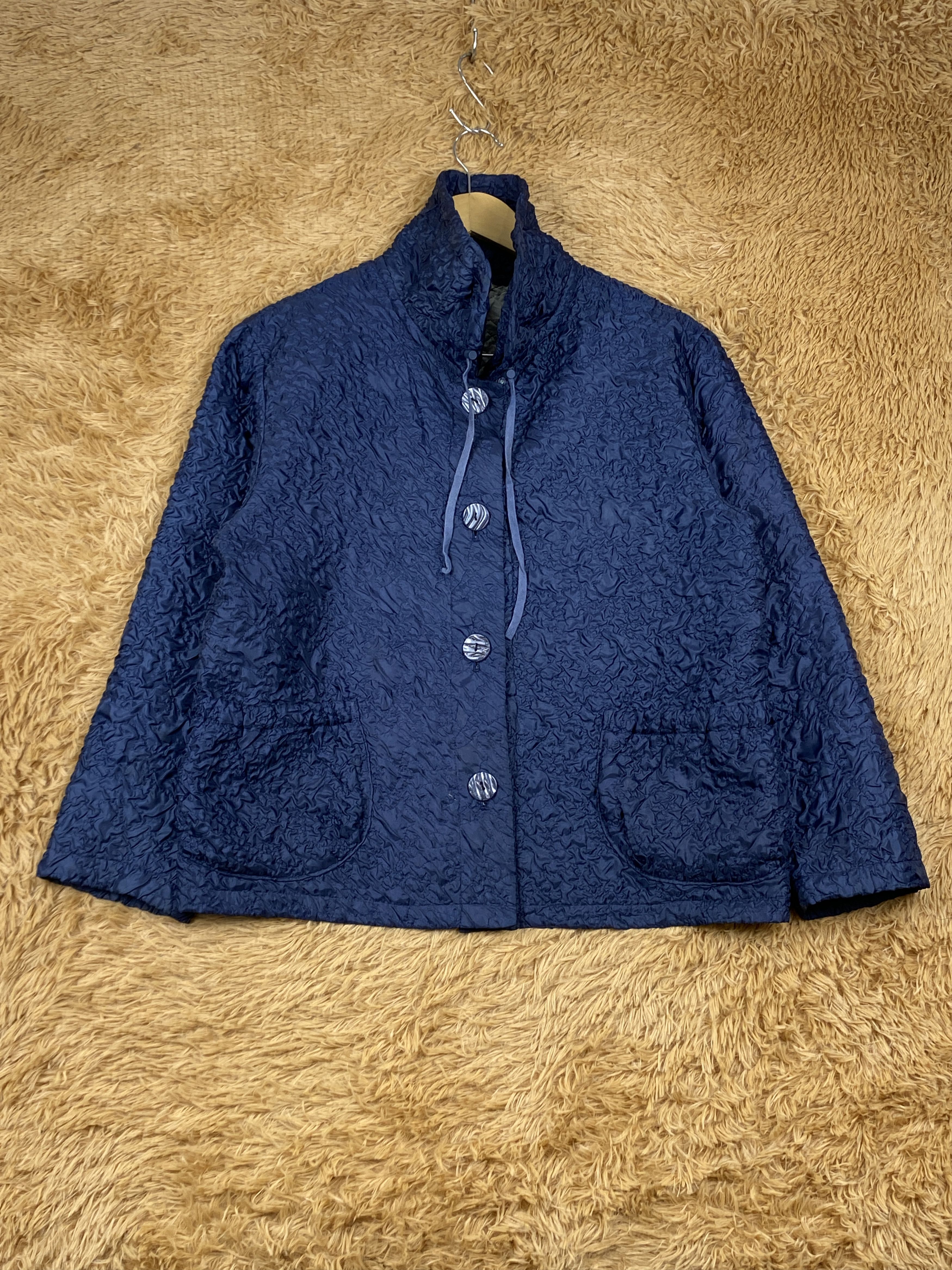 image of Vintage Jacket in Blue, Women's (Size 2XL)
