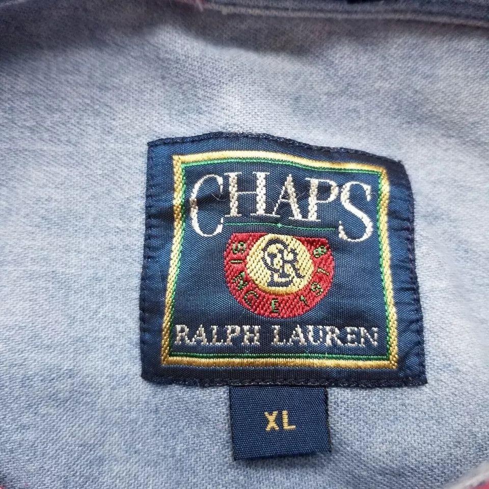 Chaps Ralph Lauren Chaps Ralph Lauren Shirt Mens XL Button Up Cotton Oversized Size US XL / EU 56 / 4 - 9 Thumbnail