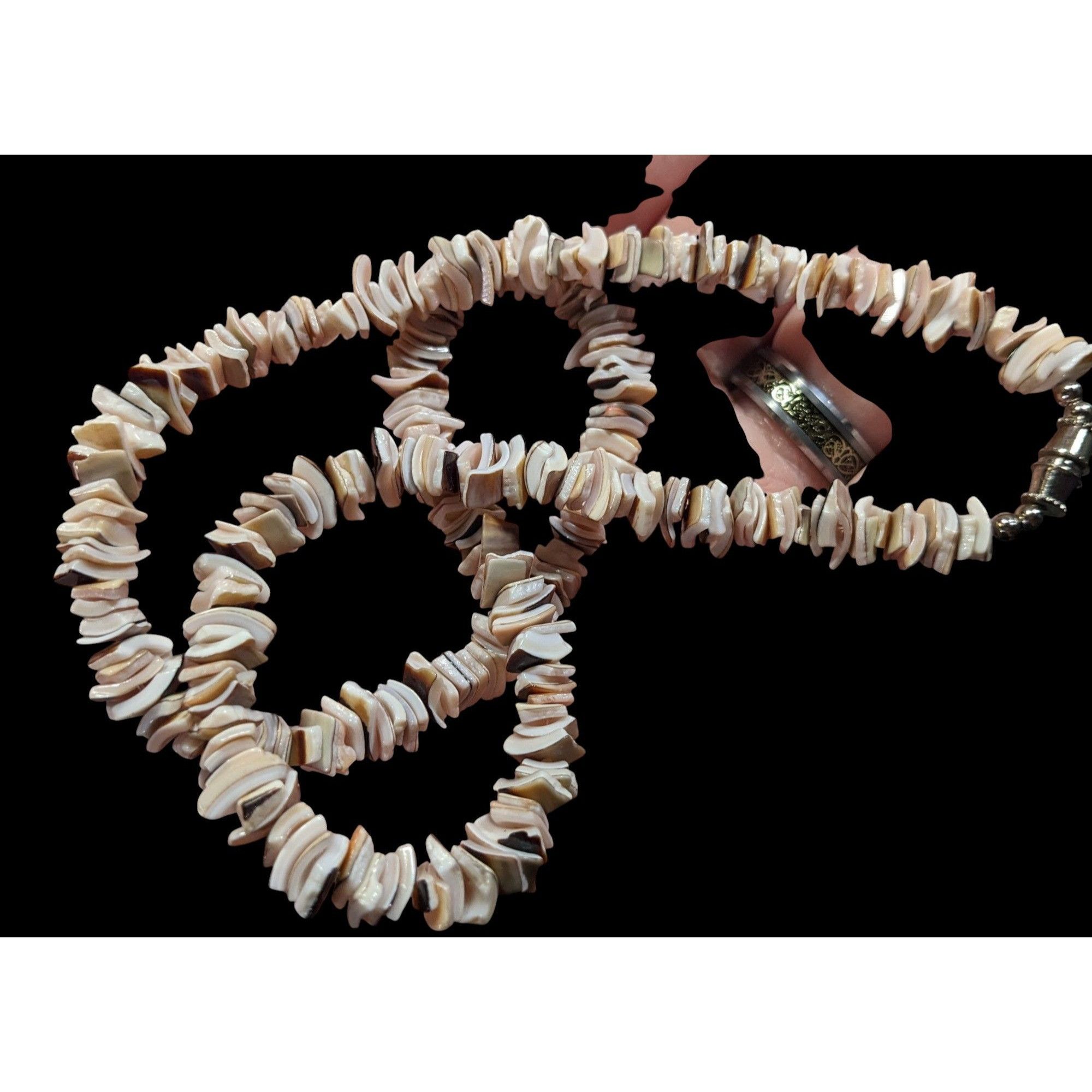 Other Vintage 90s Beachy Shell Chip Beaded Necklace Size ONE SIZE - 3 Thumbnail