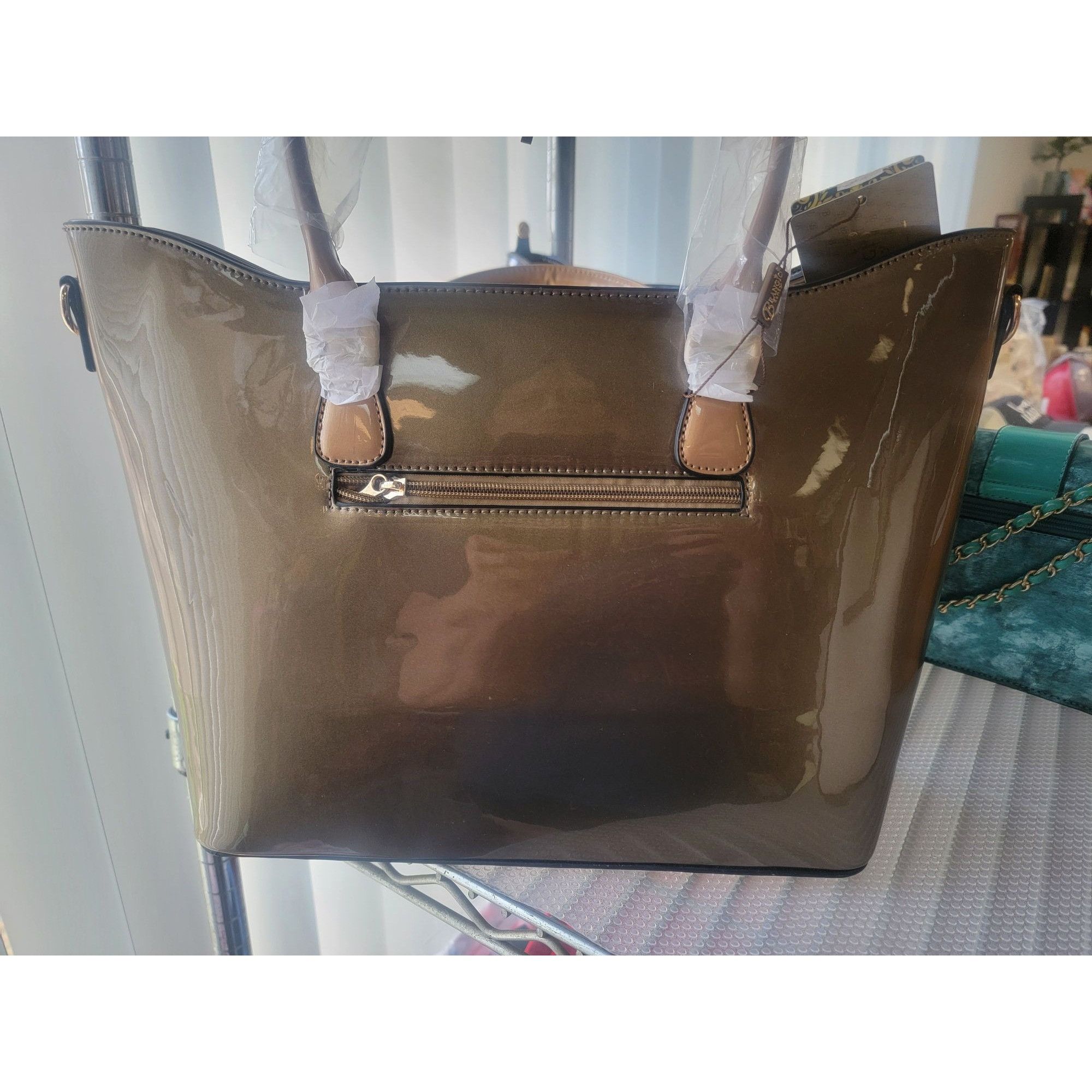 Other Brangio Italy Vegan Leather Tote Bag With Heart Cutout Desig Size ONE SIZE - 4 Thumbnail