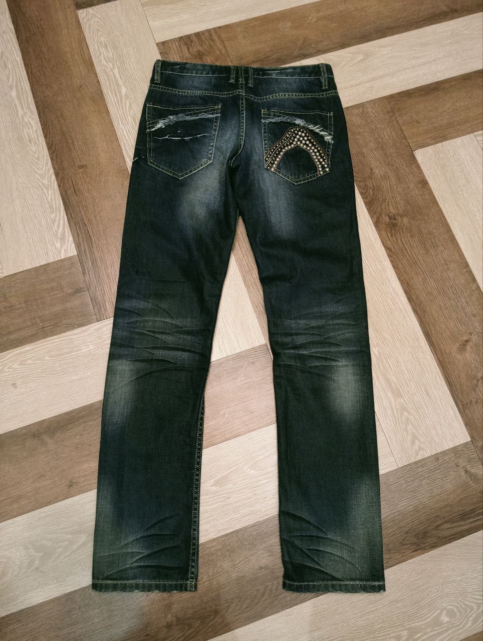 Japanese Brand JAPANESE SEMANTIC DESIGN DISTRESSED LOOK JEANS Size US 32 / EU 48 - 6 Thumbnail