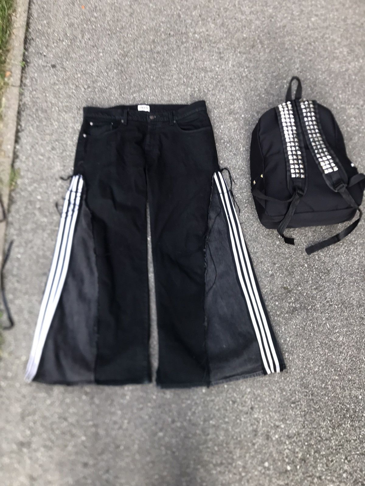 Japanese Brand × Vintage 1of1 japanese y3likejeans 3striped Size US 30 / EU 46 - 1 Thumbnail