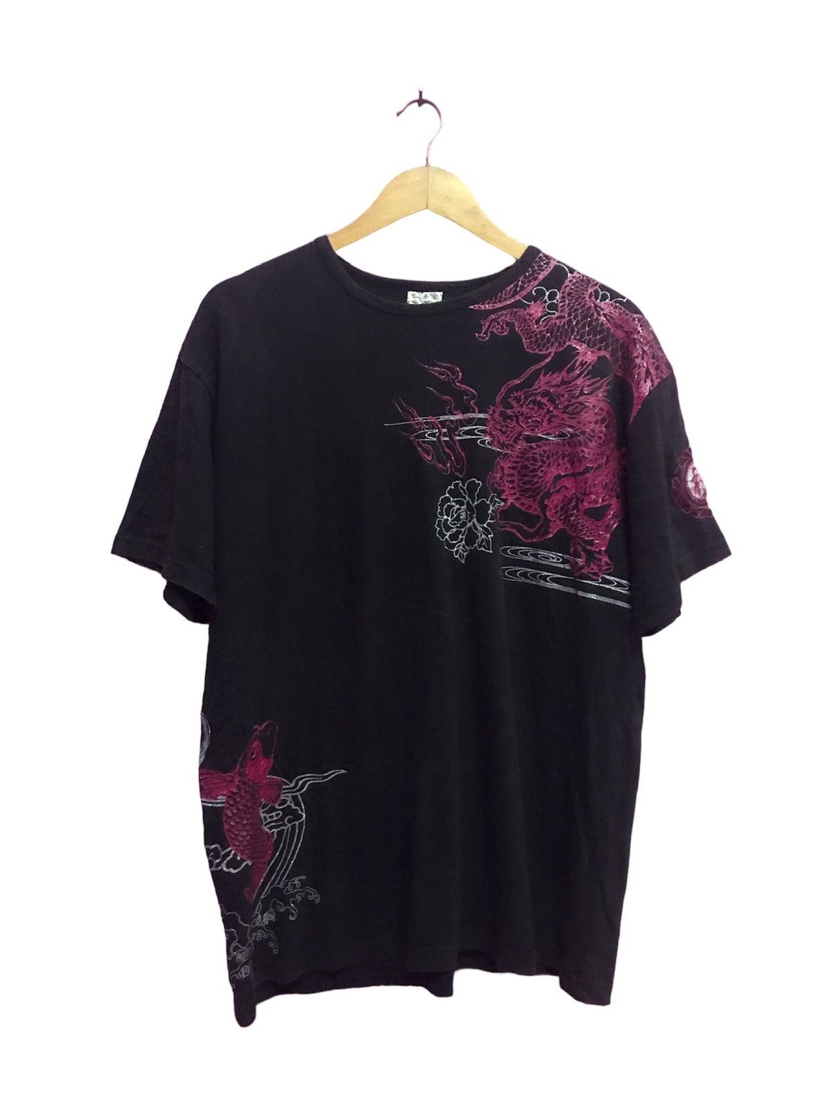 Other Fish Koi Embroidered T-Shirts Size 3L Size US L / EU 52-54 / 3 - 2 Thumbnail
