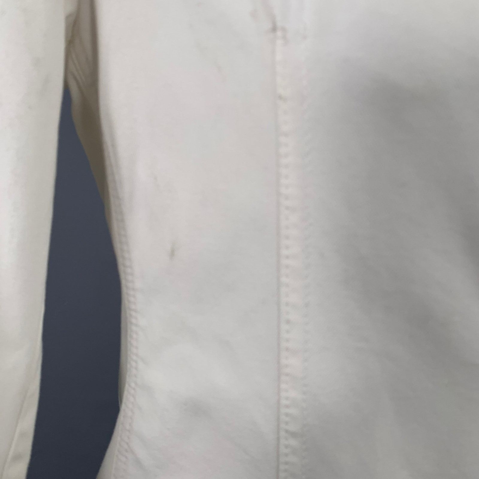 Dolce & Gabbana Size 38 White Cotton Peak Lapel Jacket Size US M / EU 48-50 / 2 - 6 Thumbnail