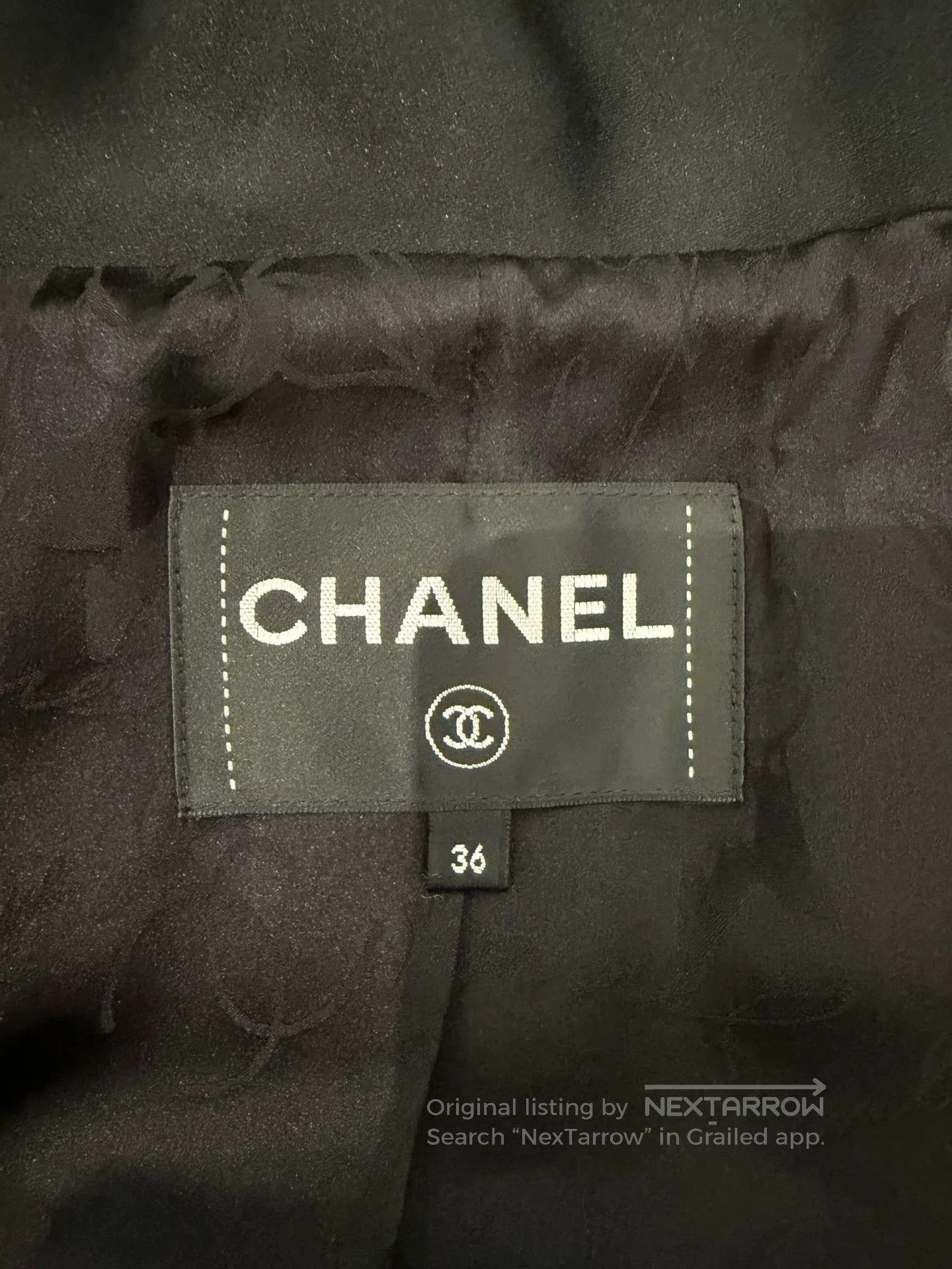 Chanel Chanel 18SS Black Wool Satin Blazer. Size US S / EU 44-46 / 1 - 3 Thumbnail