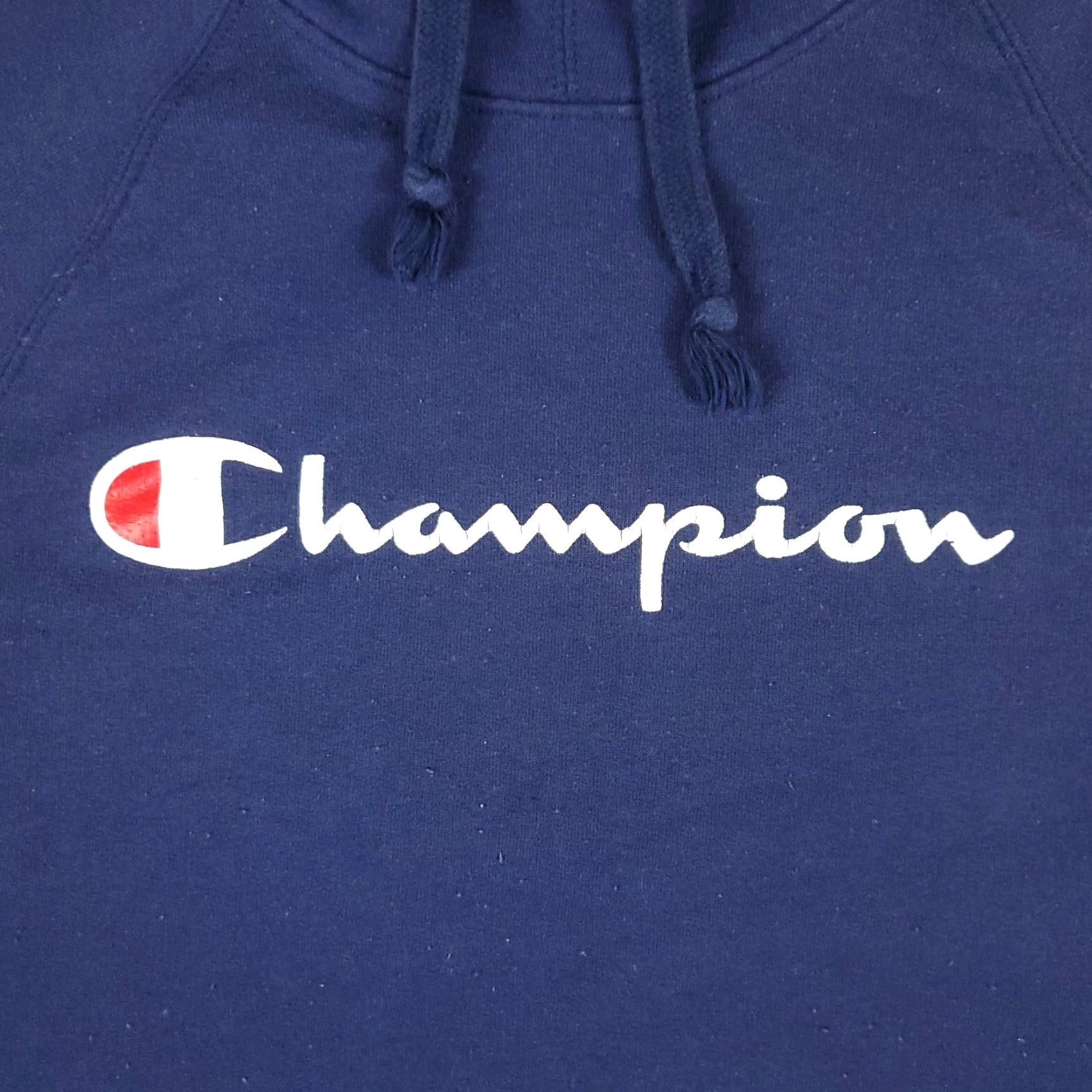 Champion Champion Hoodie Womens XL Blue Cotton Blend Pullover Sweatshirt Size XL / US 12-14 / IT 48-50 - 2 Thumbnail