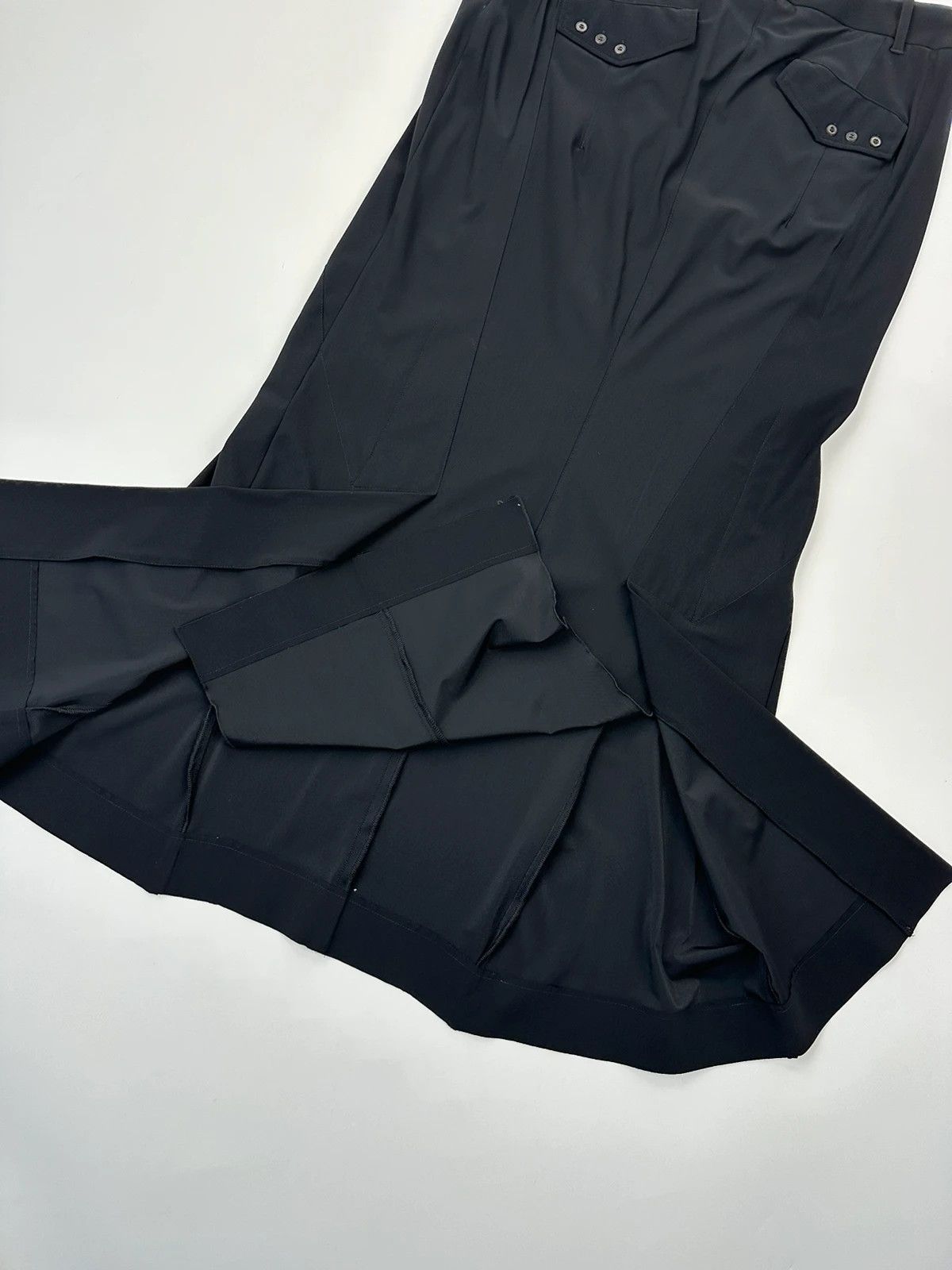 Marithe + Francois Girbaud Marithé + Francois Girbaud 00’s Dark Navy Long Skirt Size 27" / US 4 / IT 40 - 7 Thumbnail