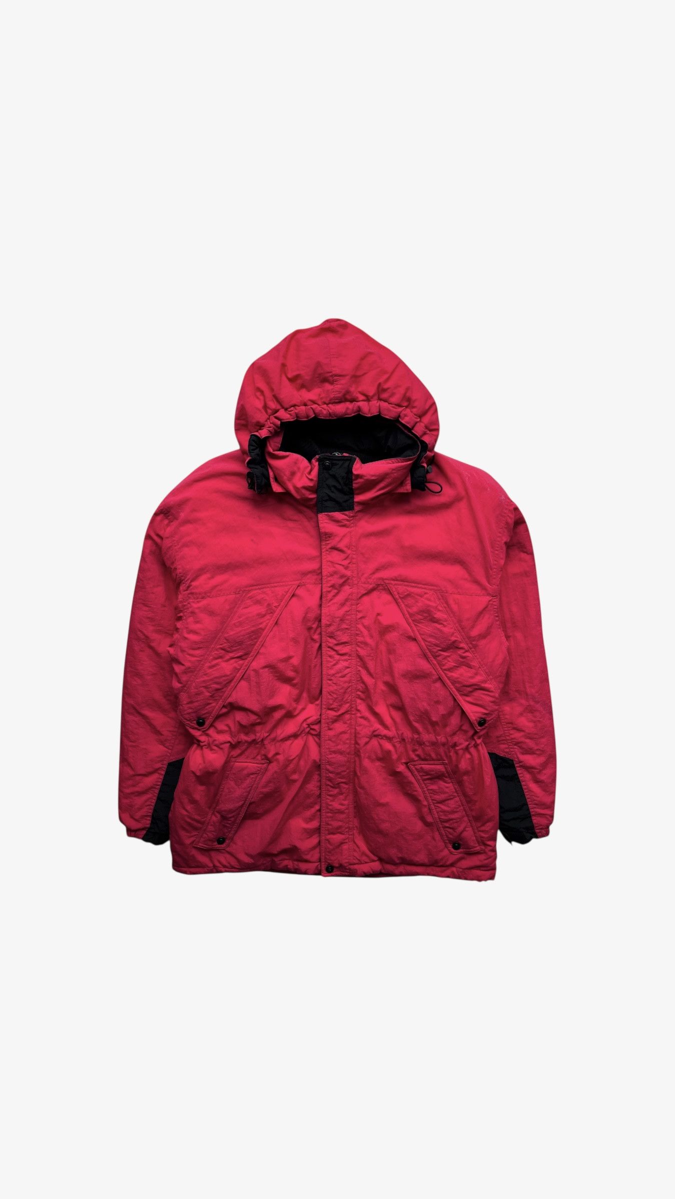 Marlboro Vintage 90s Men's Marlboro Country Store Red Puffer Jacket Size US M / EU 48-50 / 2 - 1 Thumbnail