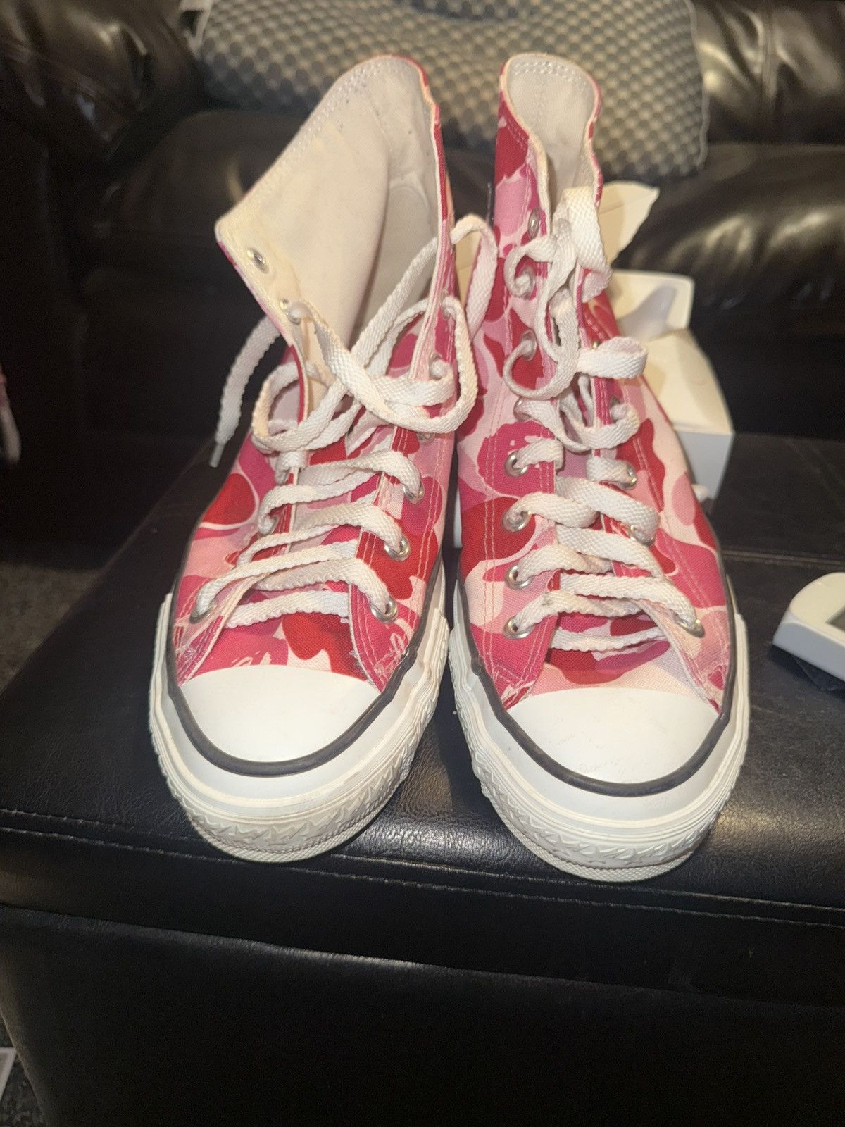 Bape BAPE APE STA HI ABC CAMO PINK RED Size US 9 / EU 42 - 3 Thumbnail