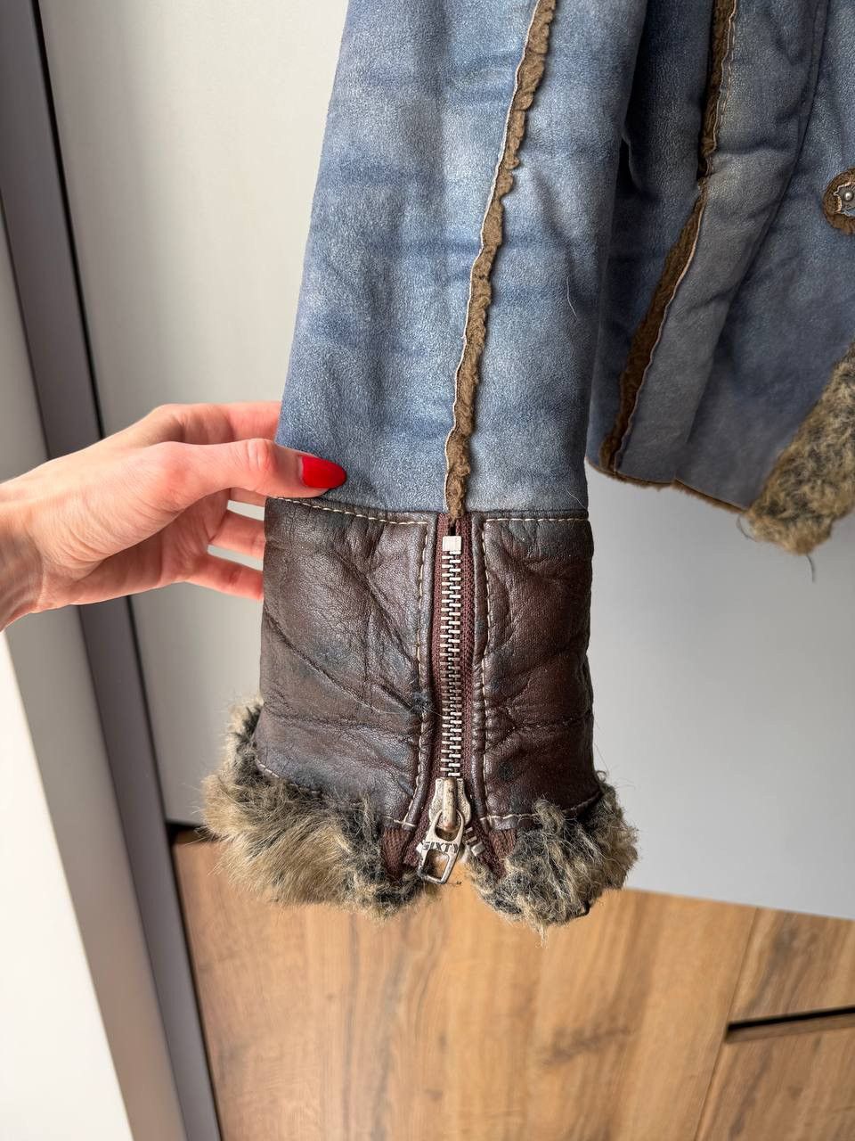 If Six Was Nine Miss Sixty Vintage Shearling Jacket Size S / US 4 / IT 40 - 8 Thumbnail