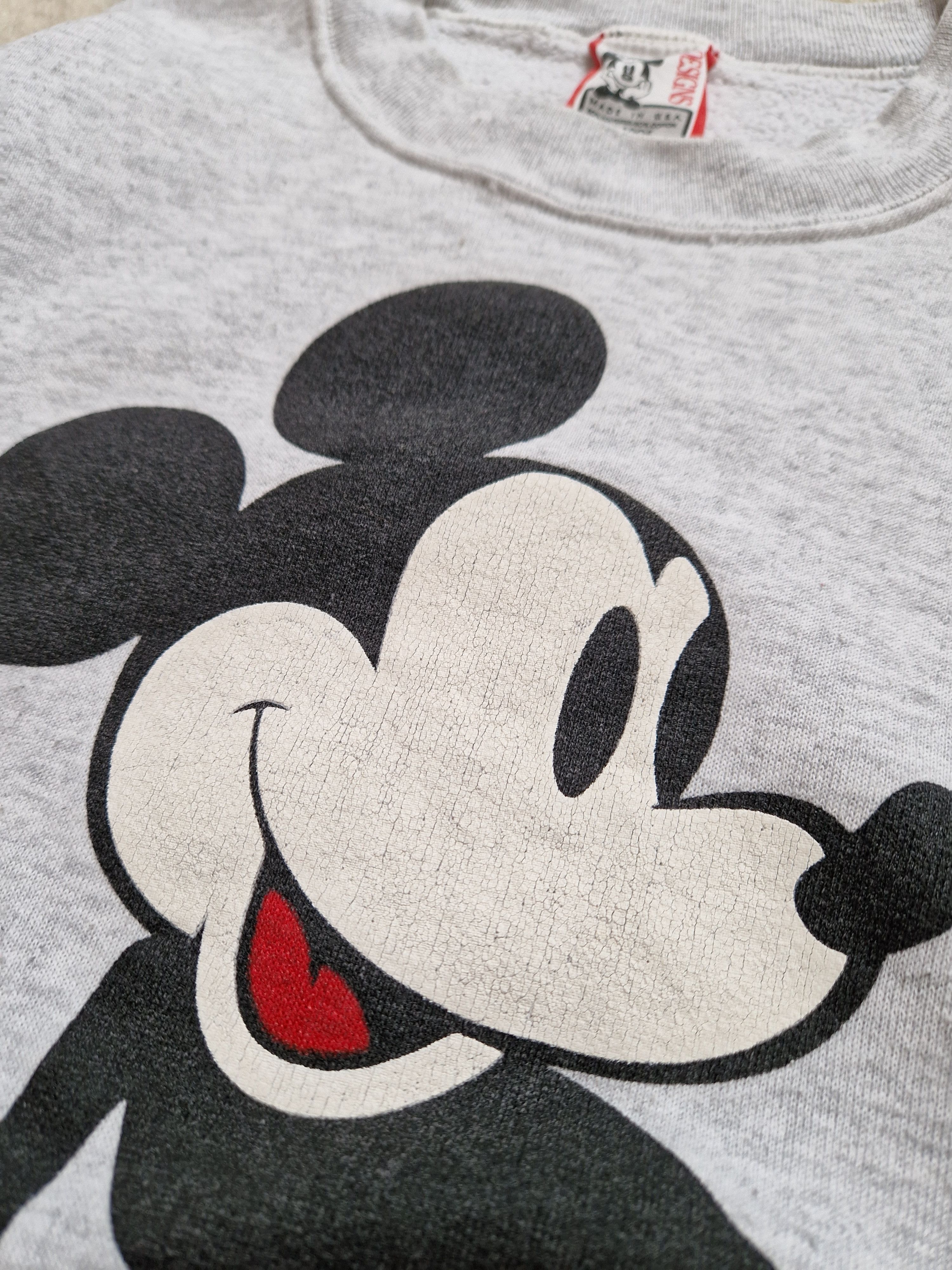 Disney × Mickey Mouse × Vintage Vintage 90s Disney Mickey Mouse Made In USA Sweatshirt Size US XL / EU 56 / 4 - 2 Thumbnail