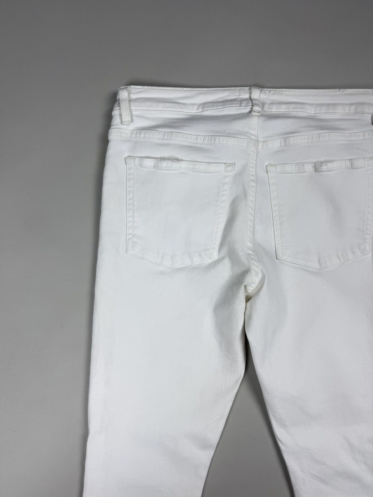 Acne Studios Acne Studios Skin 5 White Vintage Ladies Skinny Jeans Size 29" - 21 Thumbnail
