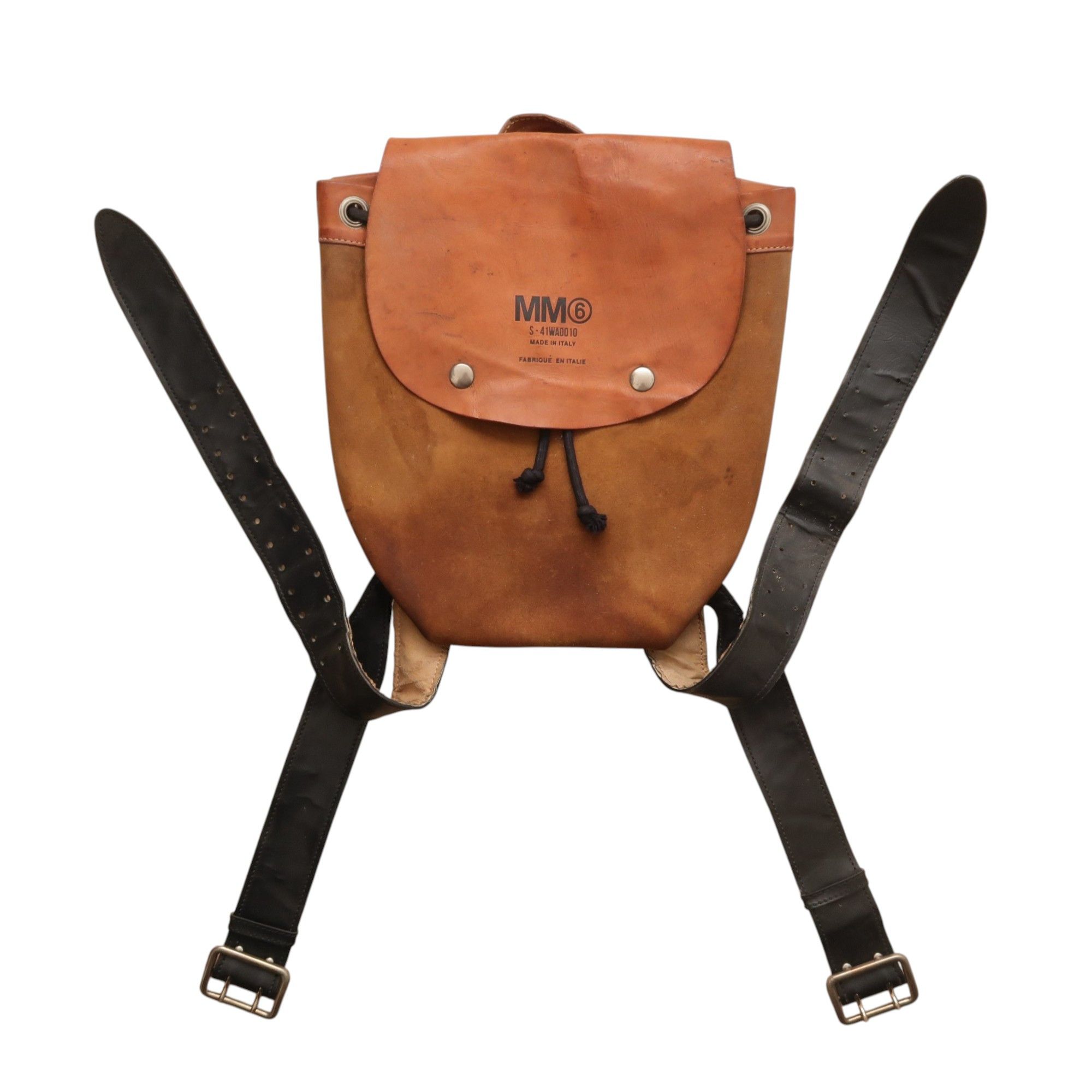 Maison Martin Margiela メゾンマルタンマルジェラ ARCHIVE ARTISANAL アーティザナル レザー ショルダーバッグ メッセンジャーバッグ ブラウン アーカイブ メゾンマルタンマルジェラ ARCHIVE ARTISANAL アーティザナル レザー