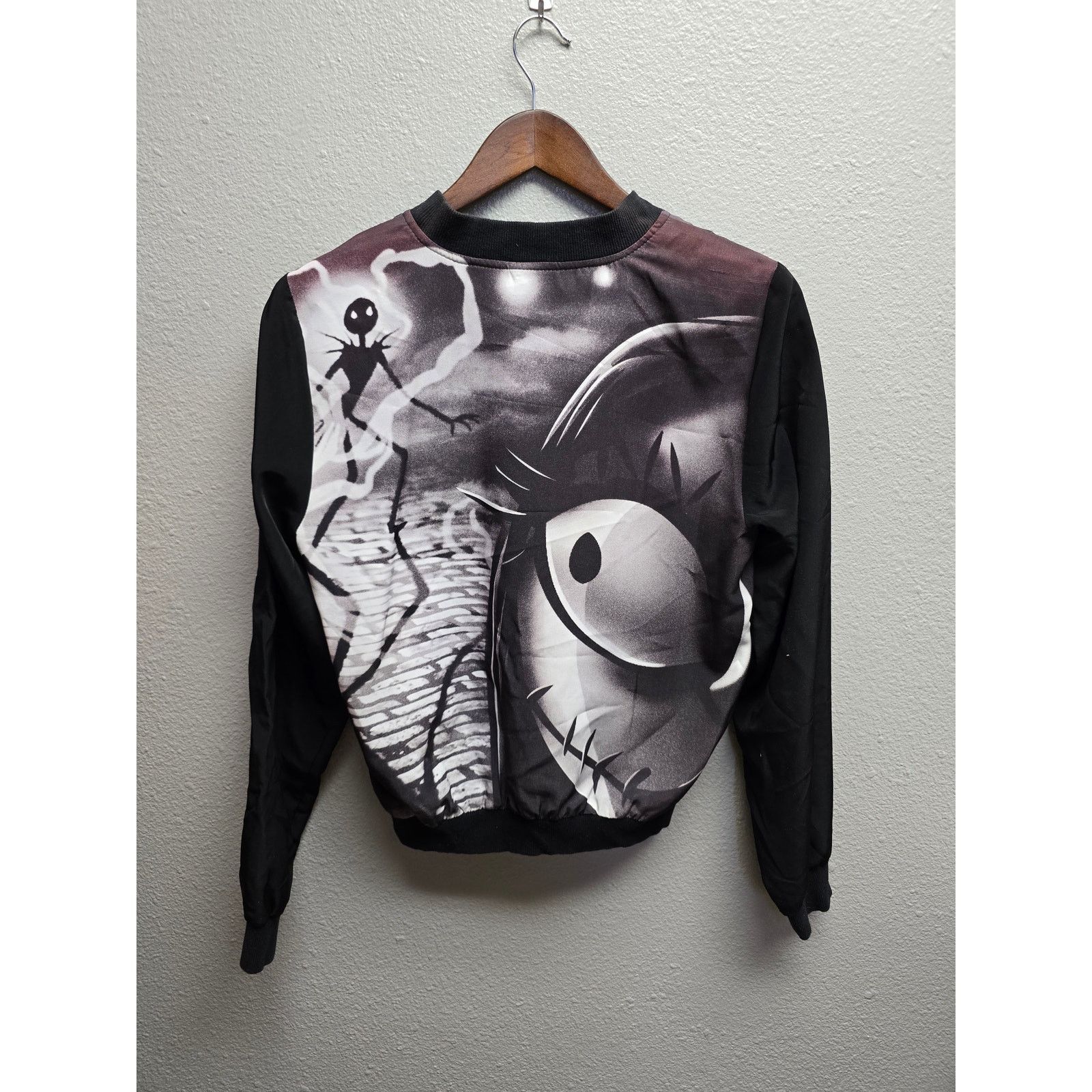 Other Nightmare Before Christmas Black Bomber Jacket Sally Print Size M / US 6-8 / IT 42-44 - 1 Thumbnail