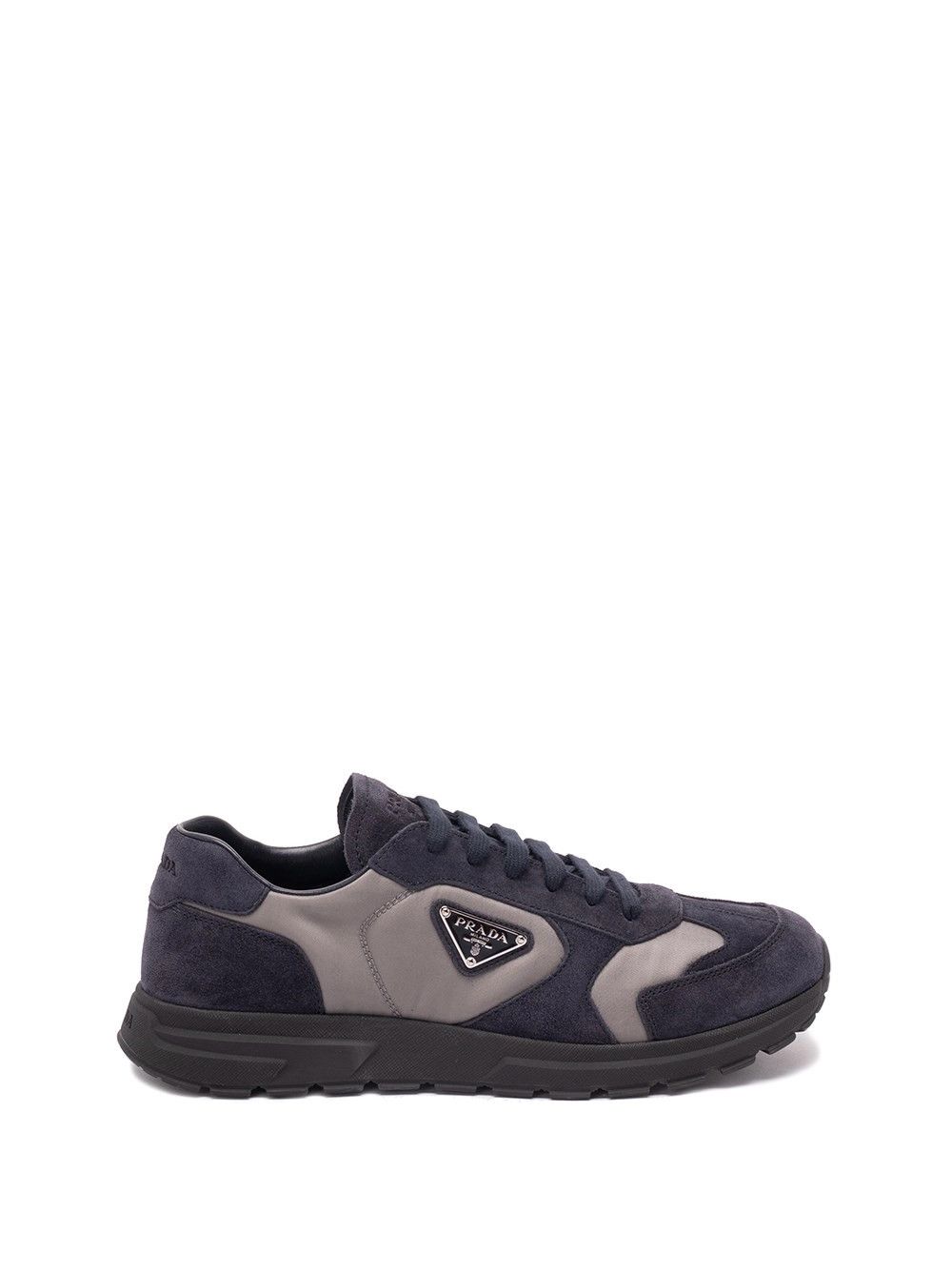 Suede and Re-Nylon Sneakers