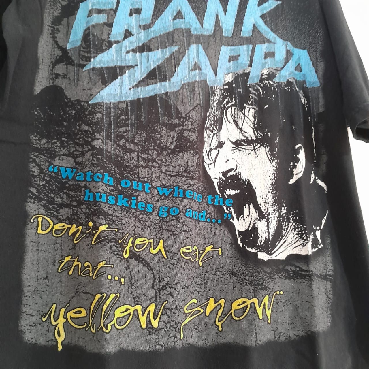 Band Tees × Vintage Vintage Rare Frank Zappa Tshirt Size US M / EU 48-50 / 2 - 2 Thumbnail