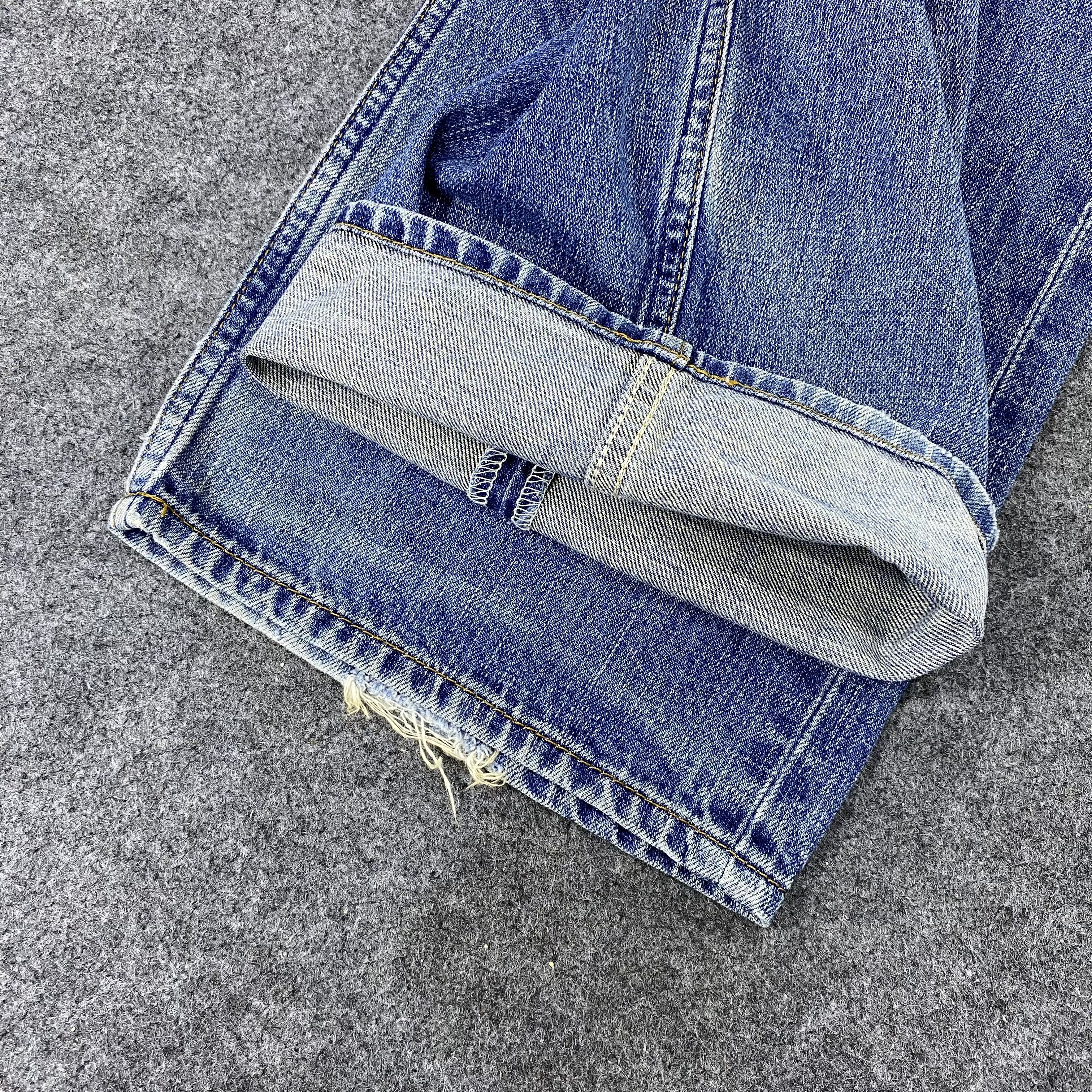 Jean × Levi's × Vintage Vintage Levi's 512 Distressed Blue Wash Jeans-J1161 Size US 34 / EU 50 - 13 Thumbnail