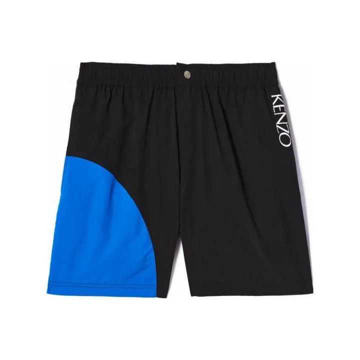 Kenzo KENZO Color Block Print Swim Trunks for Men 0079 Size US 26 / EU 42 - 1 Thumbnail