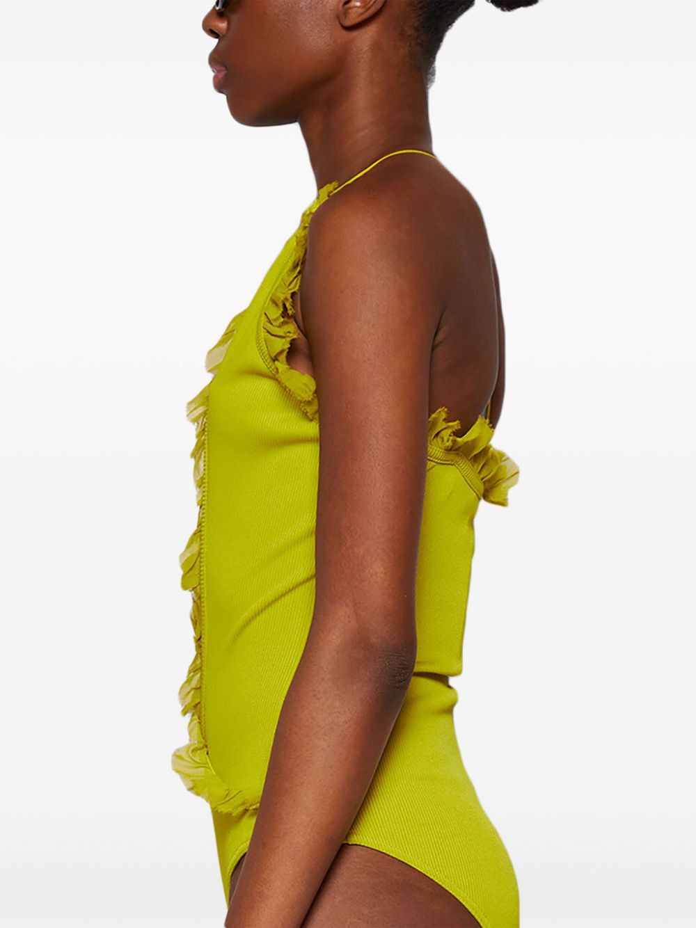 Christopher Esber o1mle1224 Carina Interlinked Bodysuit in Lemon Yellow Size M / US 6-8 / IT 42-44 - 4 Thumbnail