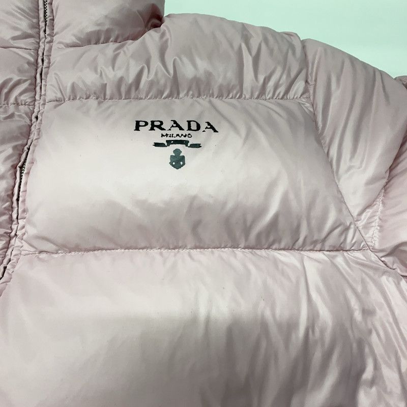 Prada Prada FW22 Pink Letter Print Zip Puffer Jacket-2506 Size US S / EU 44-46 / 1 - 9 Thumbnail