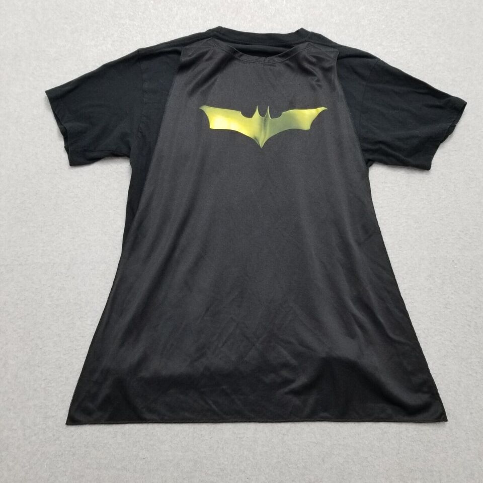 DC Comics Batman Shirt Men Medium Short Sleeve Dark Night With Cape Size US M / EU 48-50 / 2 - 2 Thumbnail