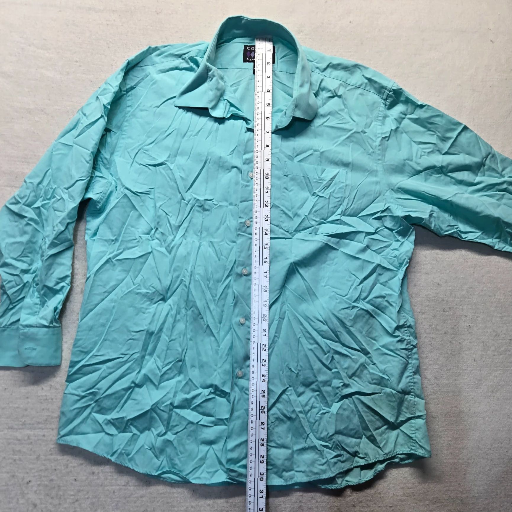 Alexander Julian Alexander Julian Colours Blue Long Sleeve Button-Up Shirt XL Adults Mens Size US XL / EU 56 / 4 - 6 Thumbnail